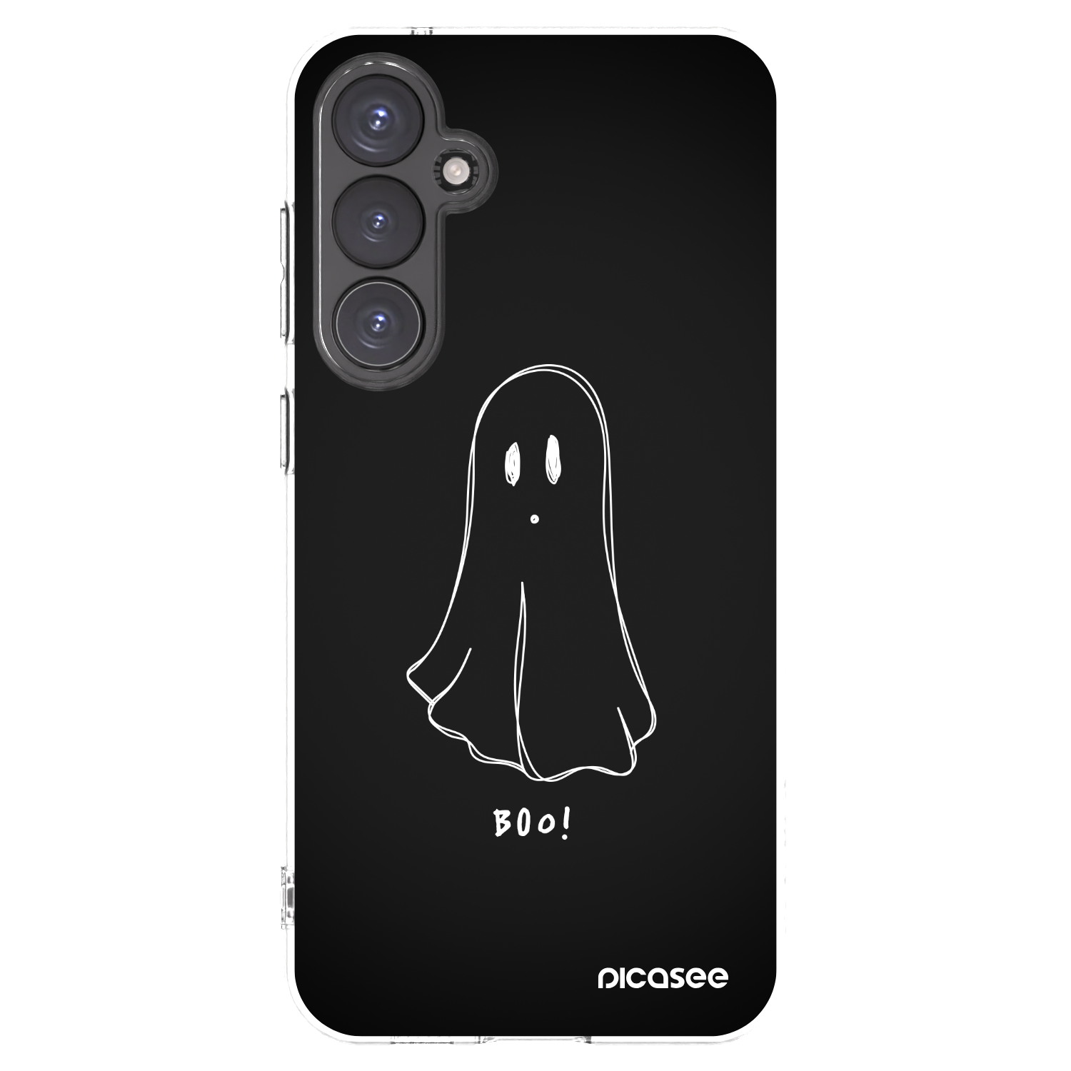 Picasee silikonowe przeźroczyste etui na Samsung Galaxy S23 FE S711B - Ghost 2