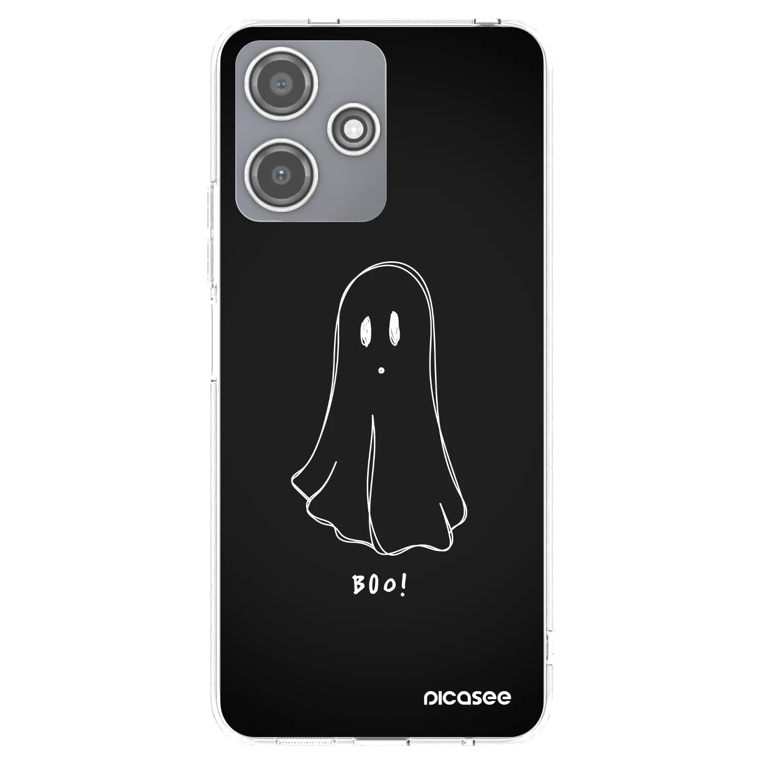 Picasee silikonowe przeźroczyste etui na Xiaomi Redmi 12 5G - Ghost 2