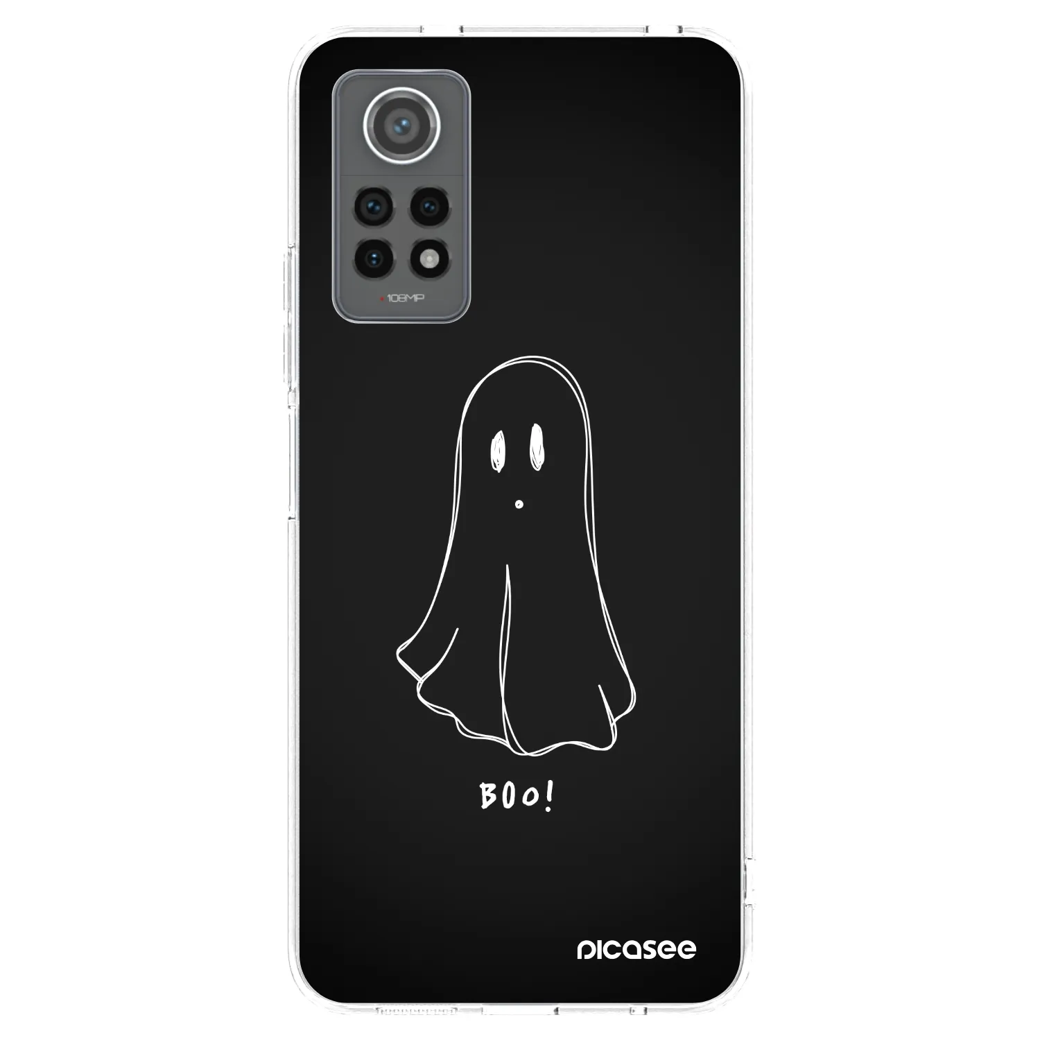 Picasee silikonowe przeźroczyste etui na Xiaomi Redmi Note 12 Pro 4G - Ghost 2