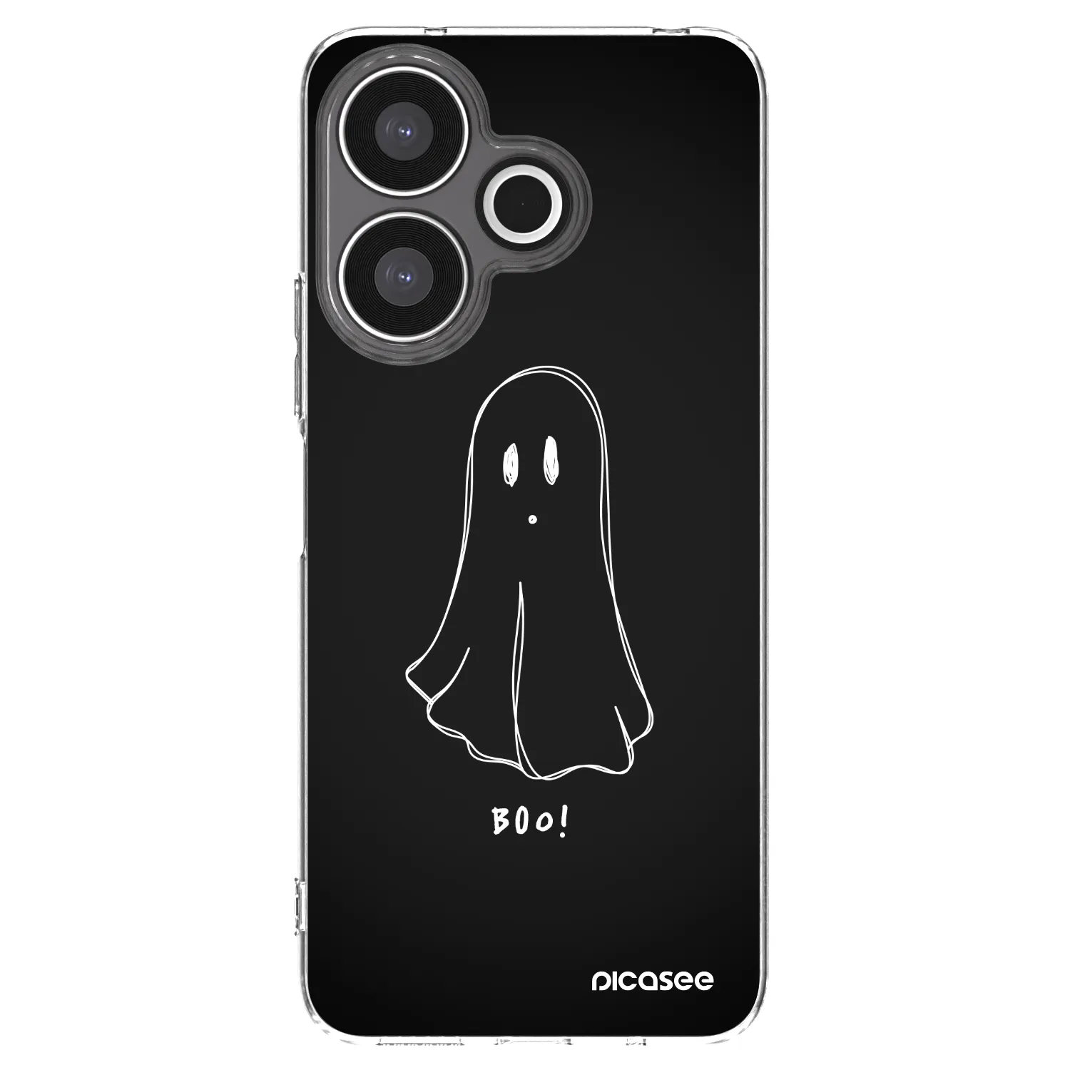 Picasee silikonowe przeźroczyste etui na Xiaomi Redmi 13 4G - Ghost 2