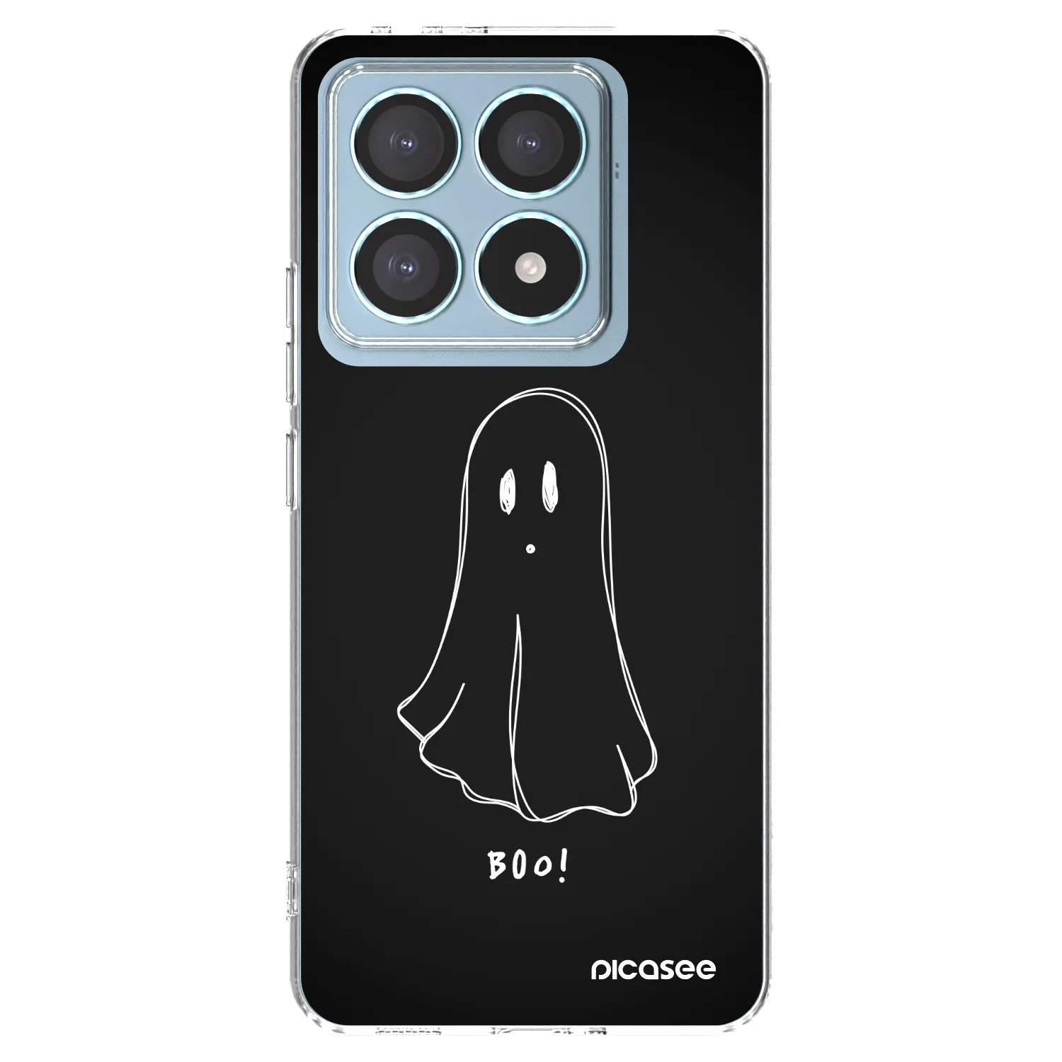 Picasee silikonowe przeźroczyste etui na Xiaomi 14T Pro - Ghost 2
