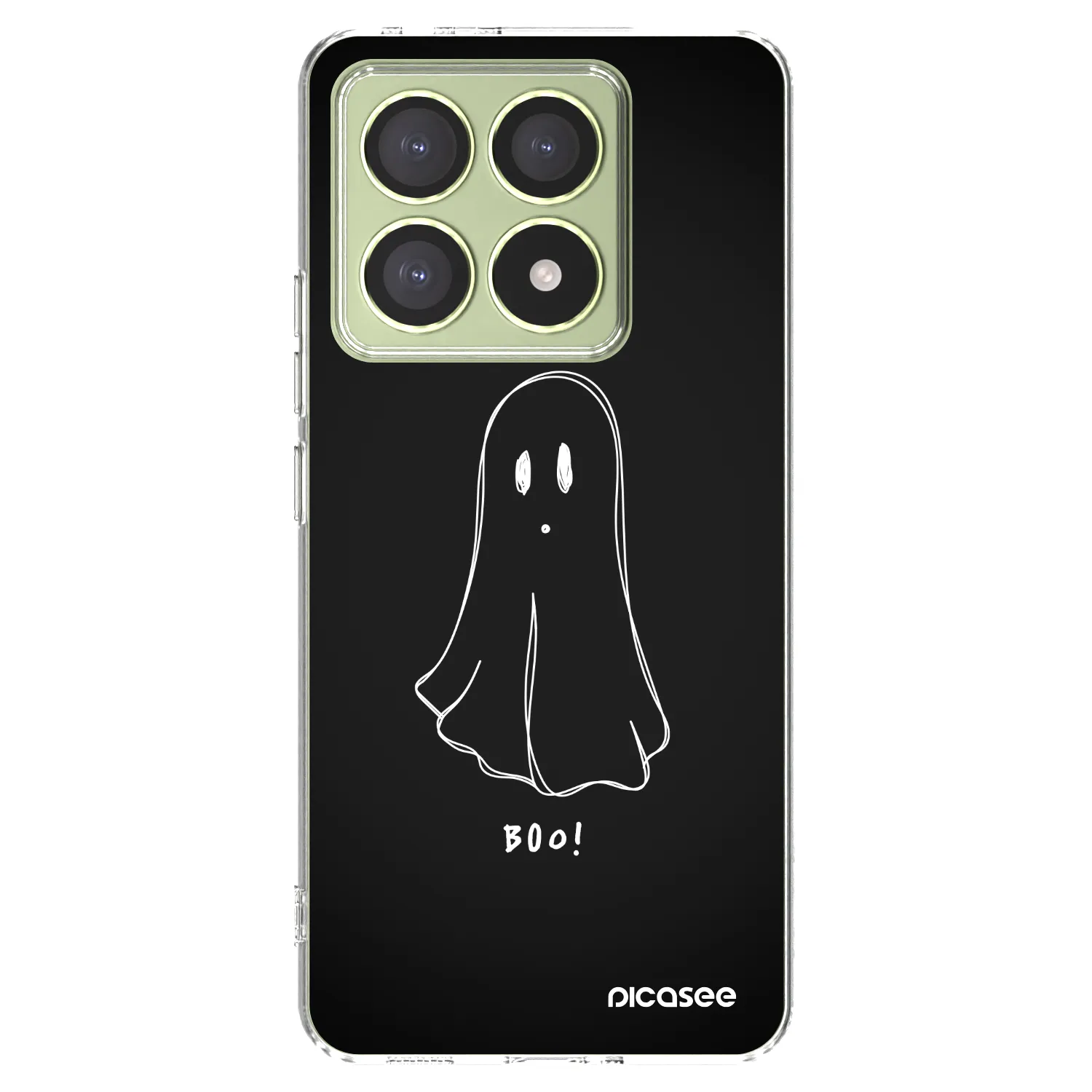 Picasee silikonowe przeźroczyste etui na Xiaomi 14T - Ghost 2