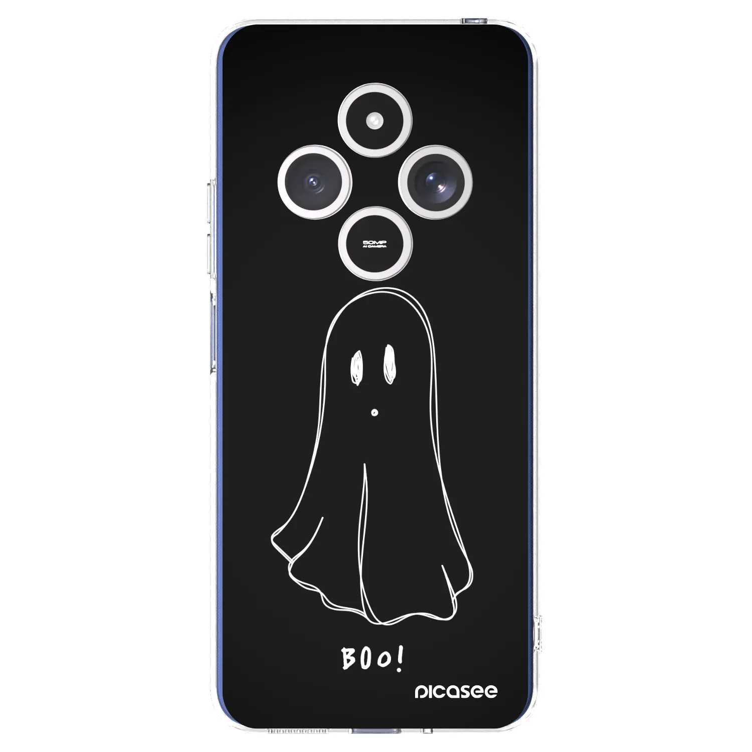 Picasee silikonowe przeźroczyste etui na Xiaomi Redmi 14C - Ghost 2