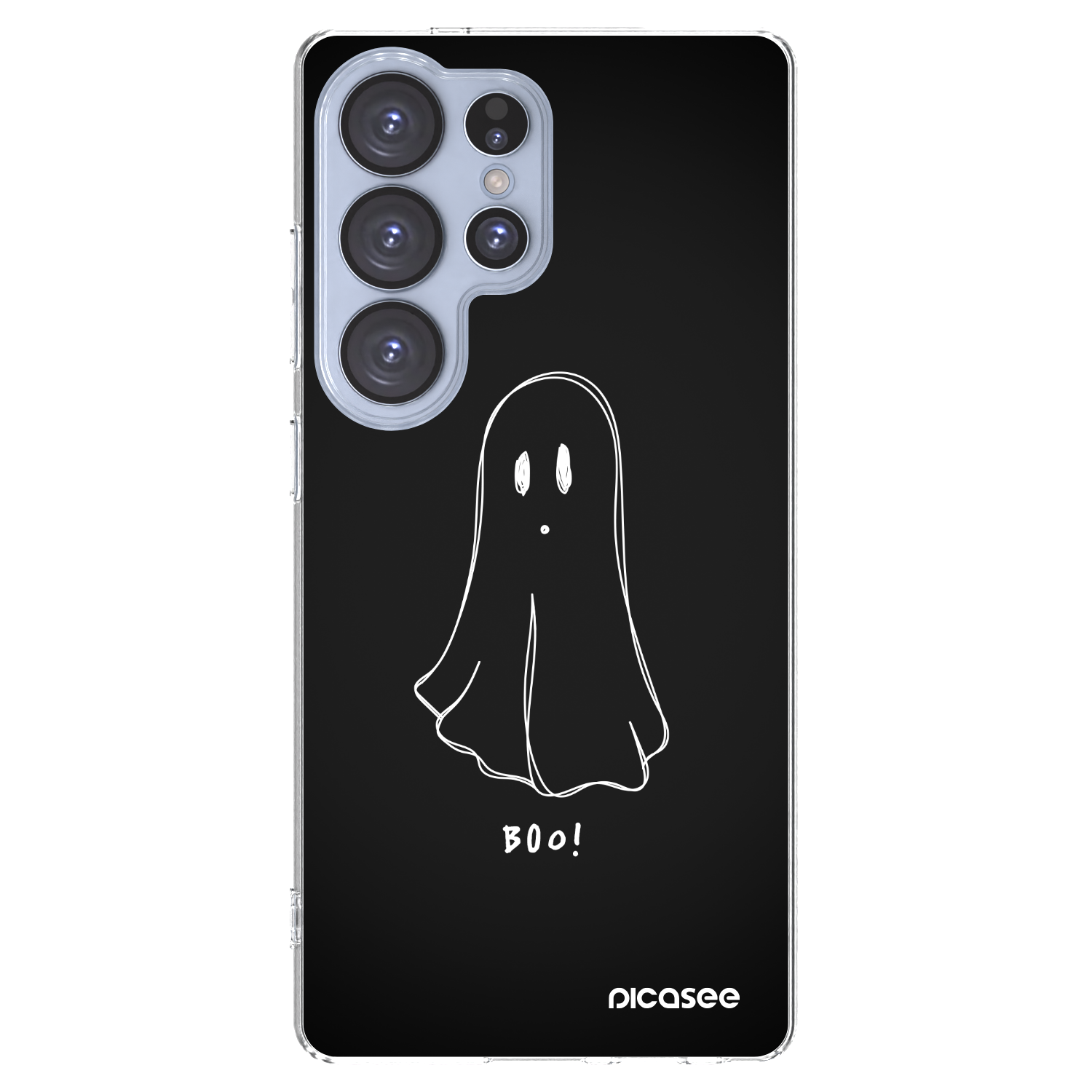 Picasee silikonowe przeźroczyste etui na Samsung Galaxy S25 Ultra 5G - Ghost 2
