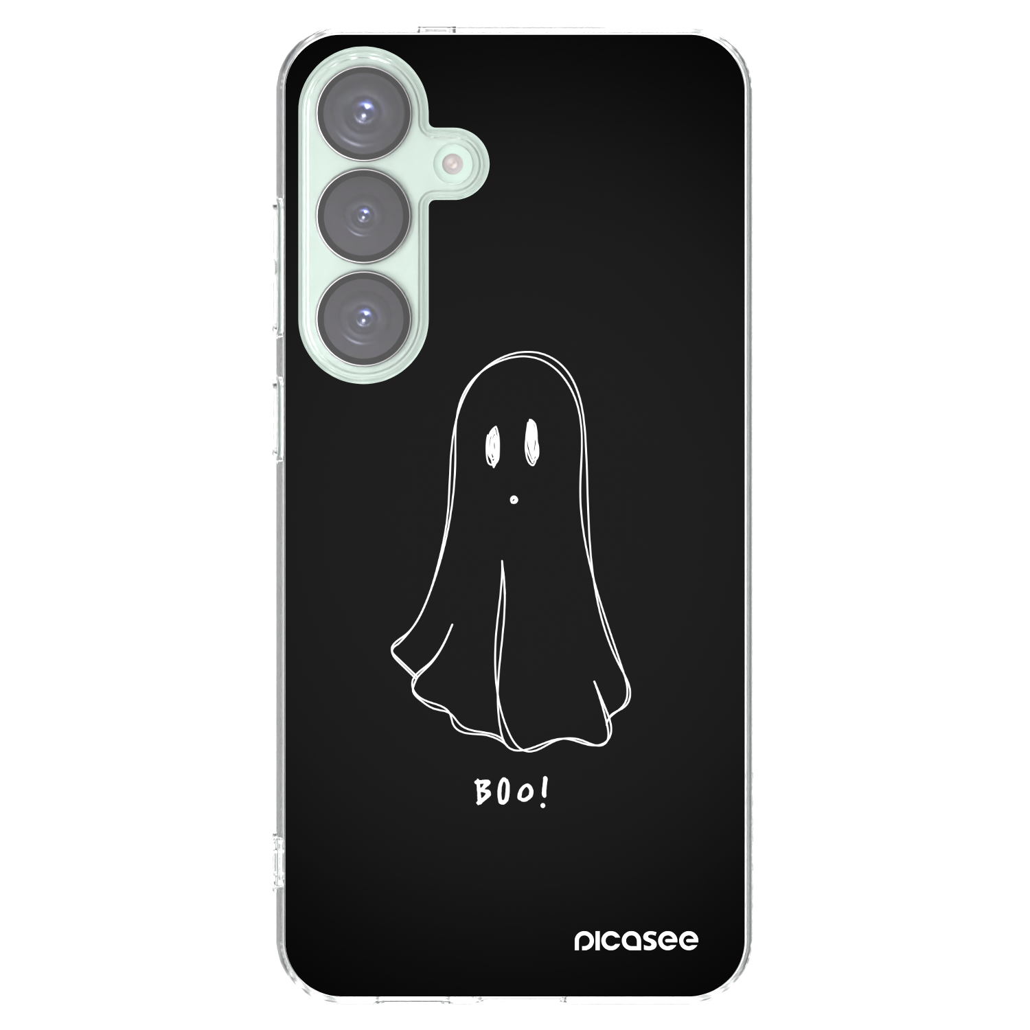 Picasee silikonowe przeźroczyste etui na Samsung Galaxy S25+ 5G - Ghost 2