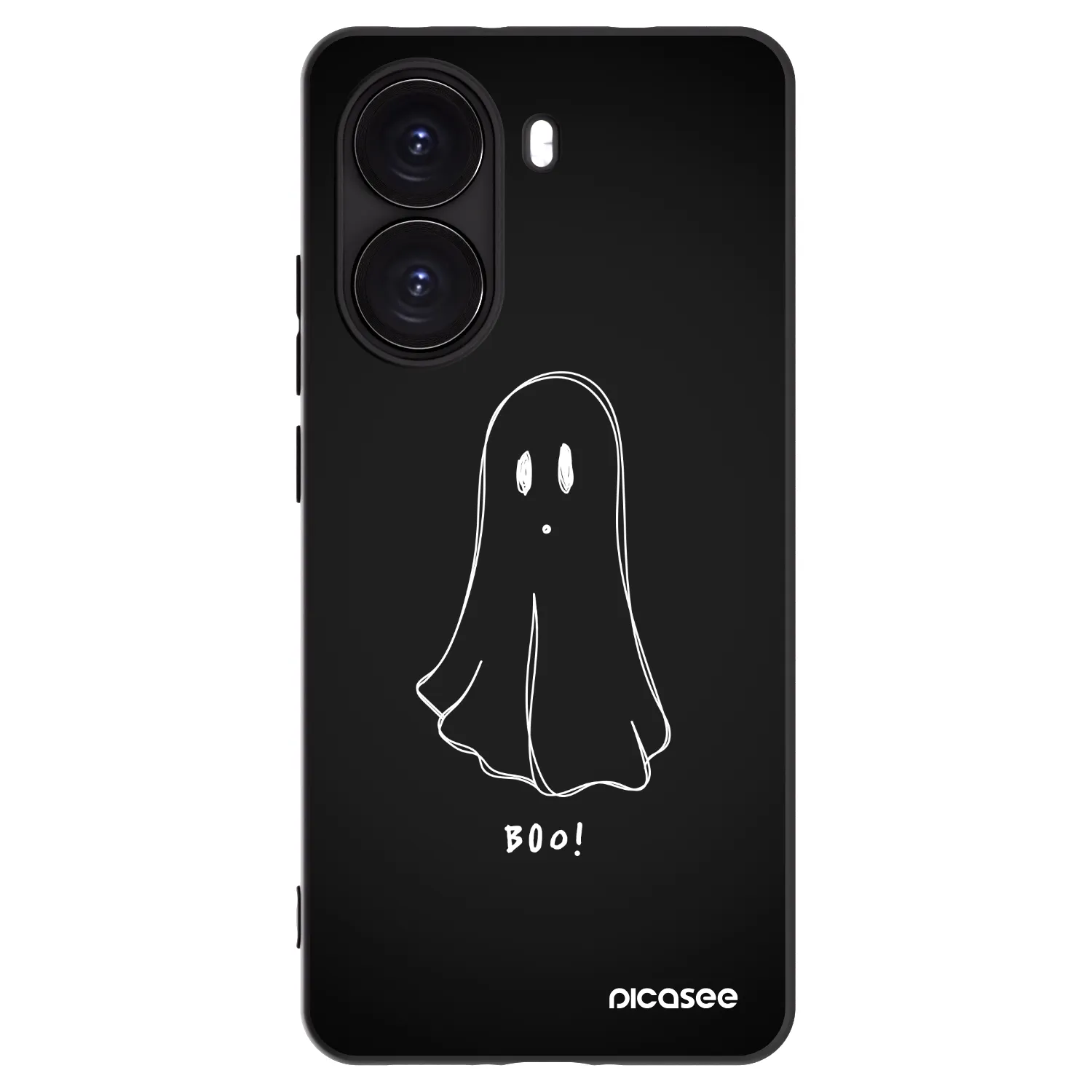 Picasee silikonowe czarne etui na Xiaomi Poco X7 Pro 5G - Ghost 2