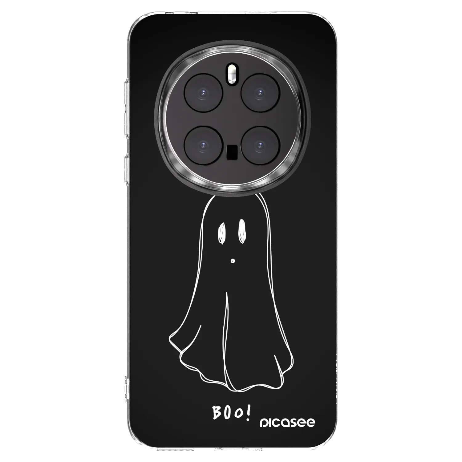 Picasee silikonowe przeźroczyste etui na Honor Magic7 Pro 5G - Ghost 2