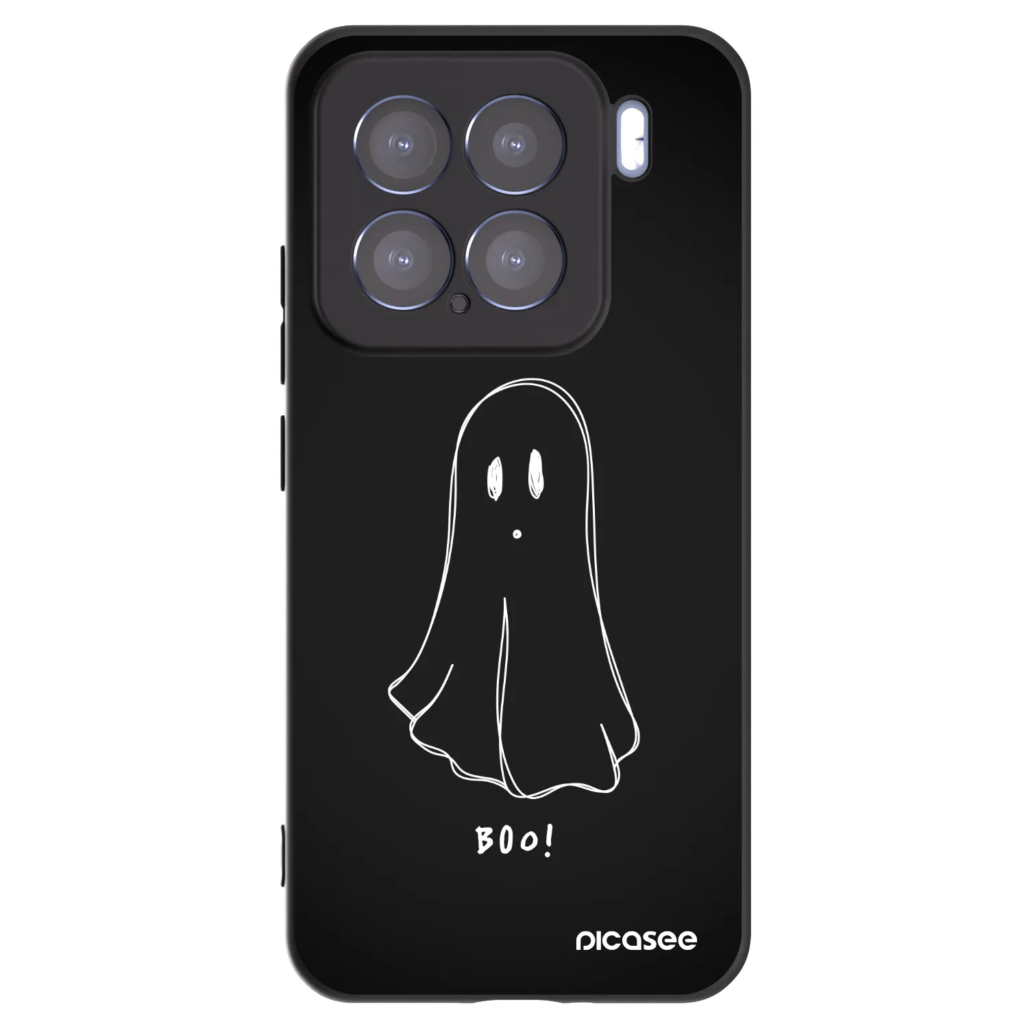 Picasee silikonowe czarne etui na Xiaomi 15 - Ghost 2