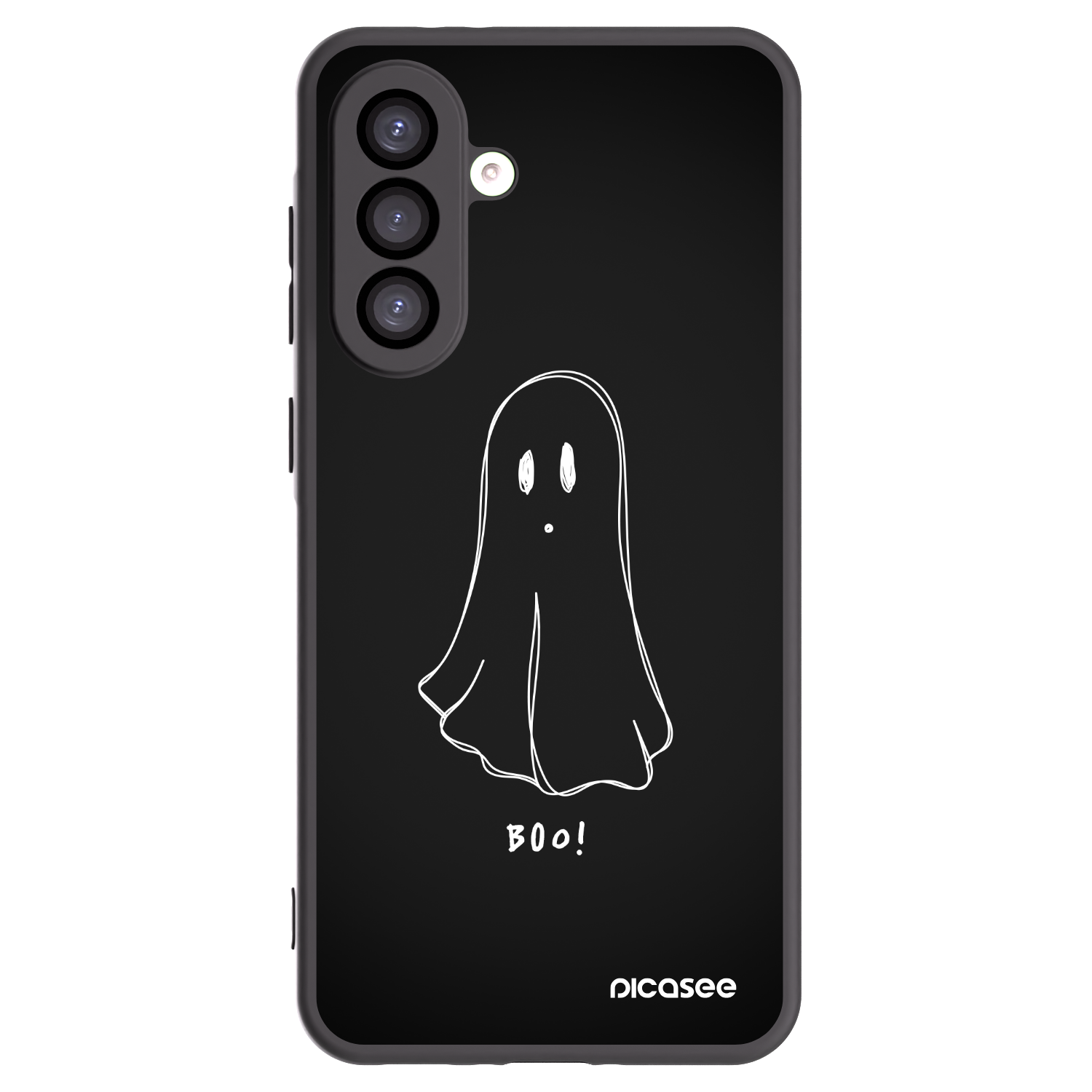 Picasee silikonowe czarne etui na Samsung Galaxy A26 5G A266B - Ghost 2