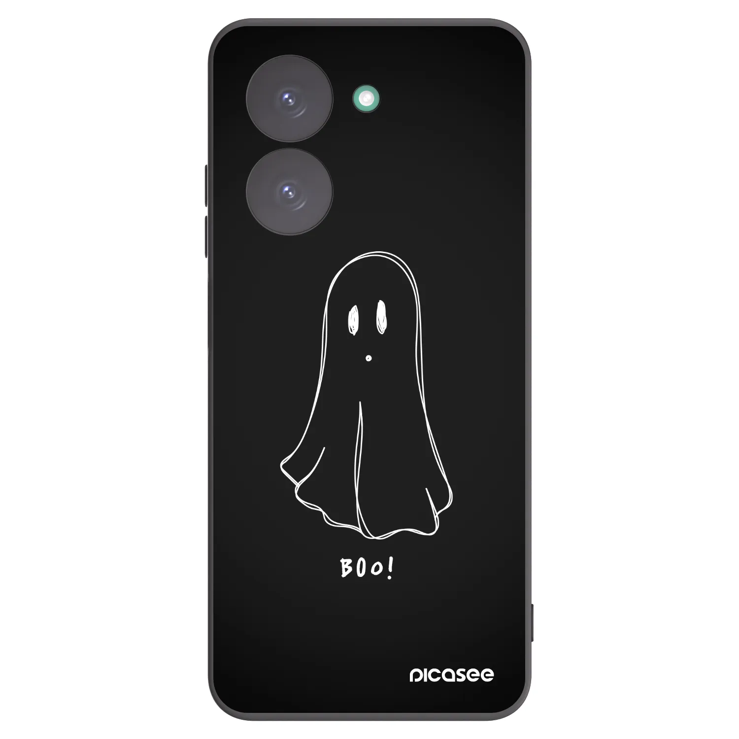 Picasee silikonowe czarne etui na Xiaomi Redmi A5 - Ghost 2