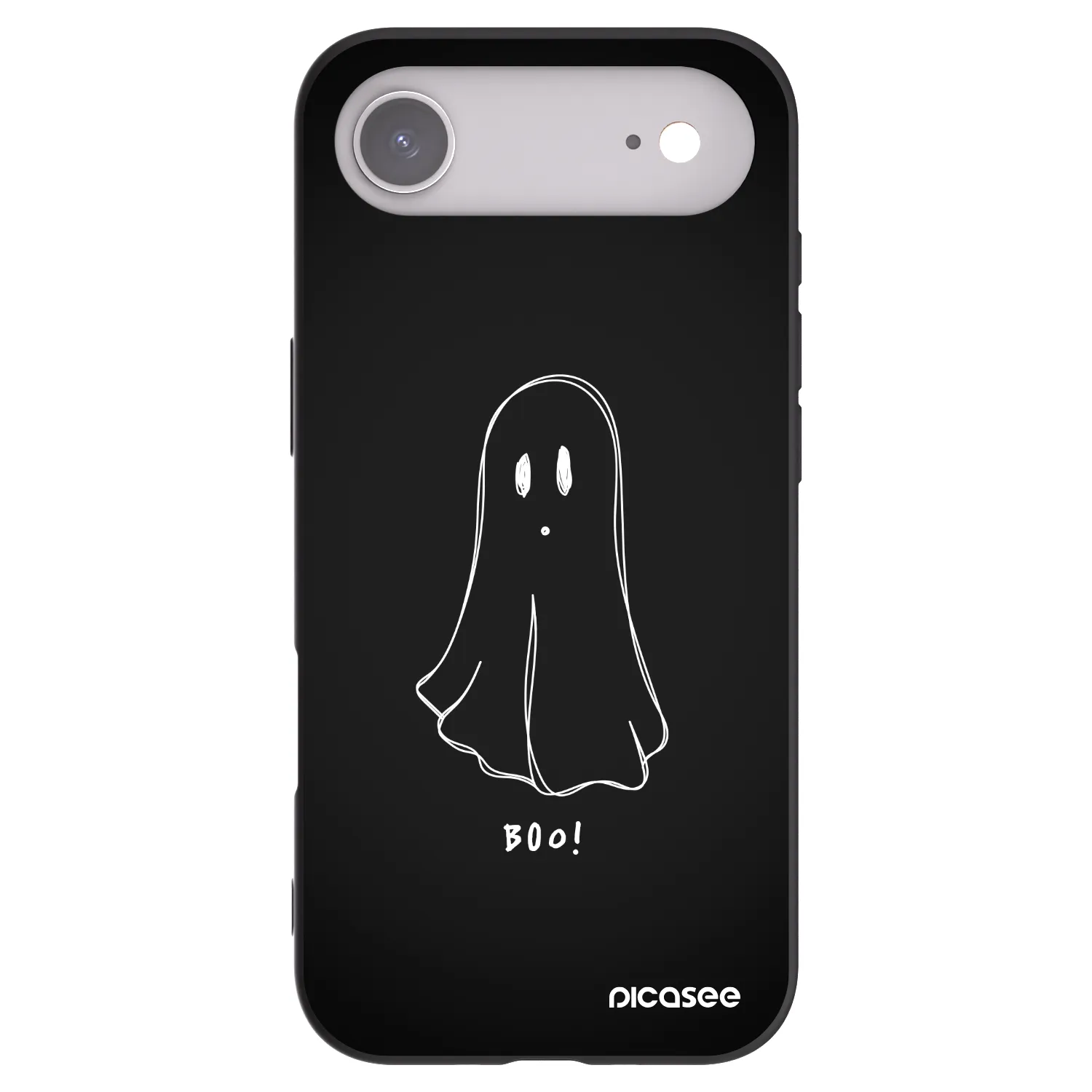 Picasee silikonowe czarne etui na Apple iPhone Air - Ghost 2