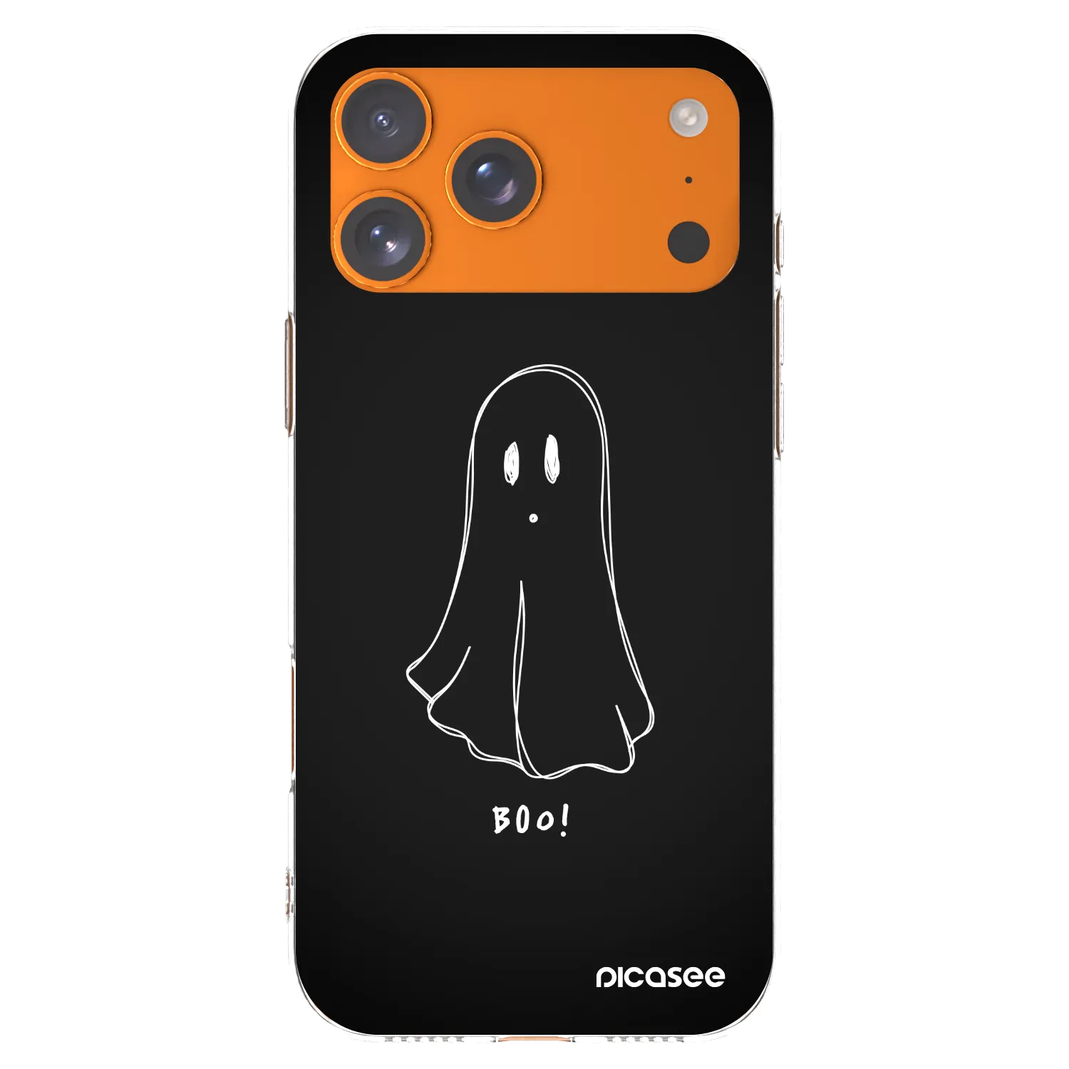 Picasee silikonowe przeźroczyste etui na Apple iPhone 17 Pro Max - Ghost 2