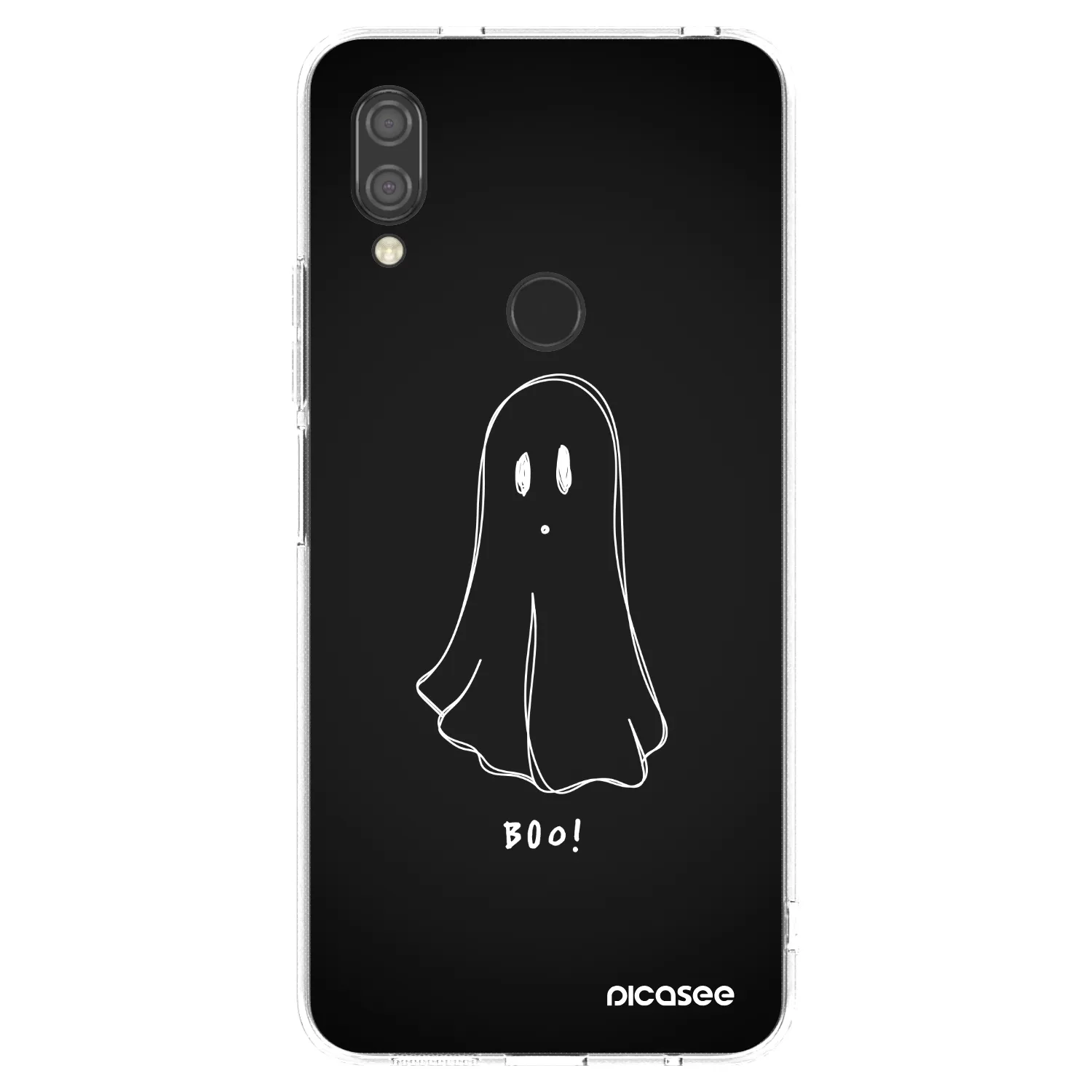 Picasee silikonowe przeźroczyste etui na Xiaomi Redmi 7 - Ghost 2