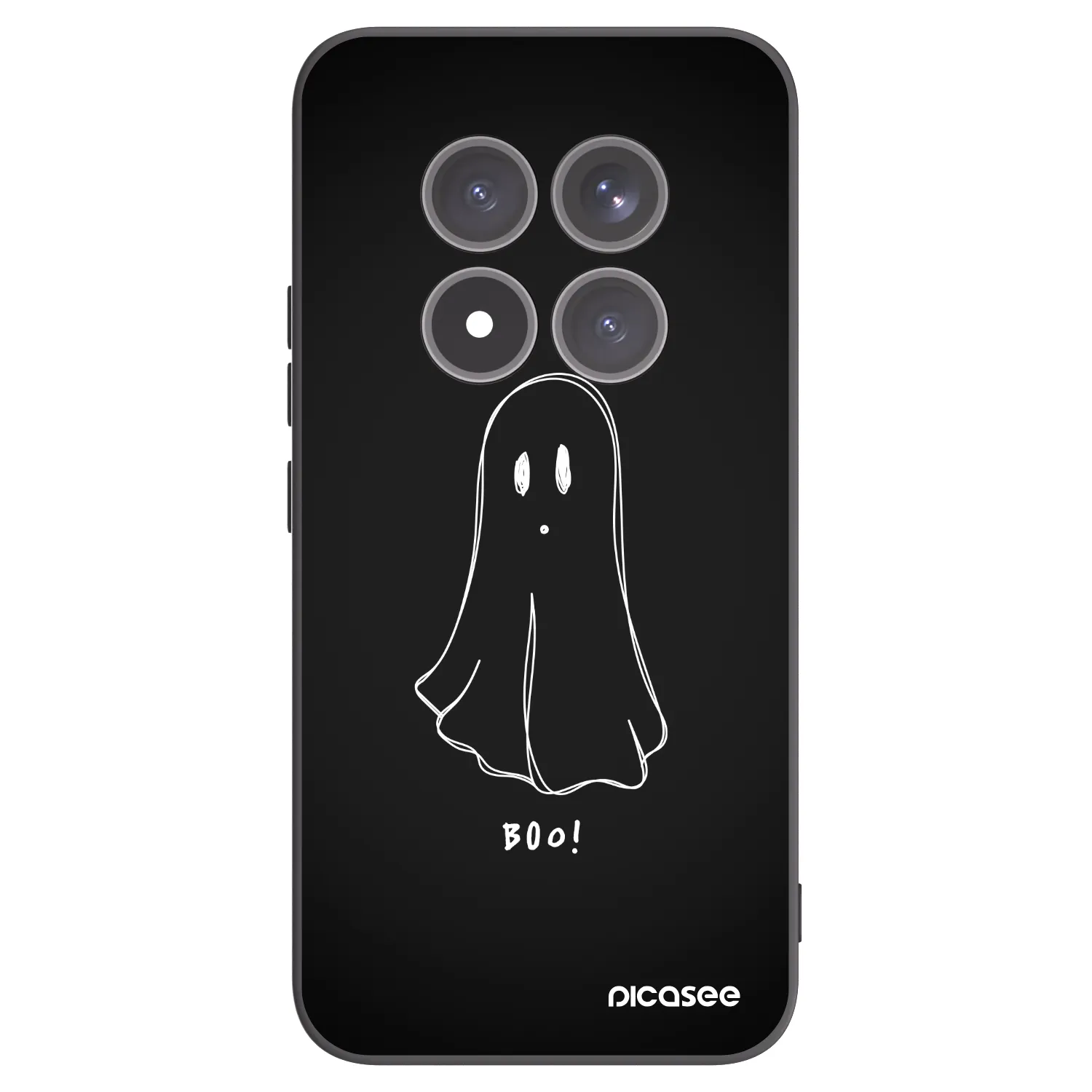 Picasee silikonowe czarne etui na Xiaomi Redmi Note 15 Pro+ - Ghost 2