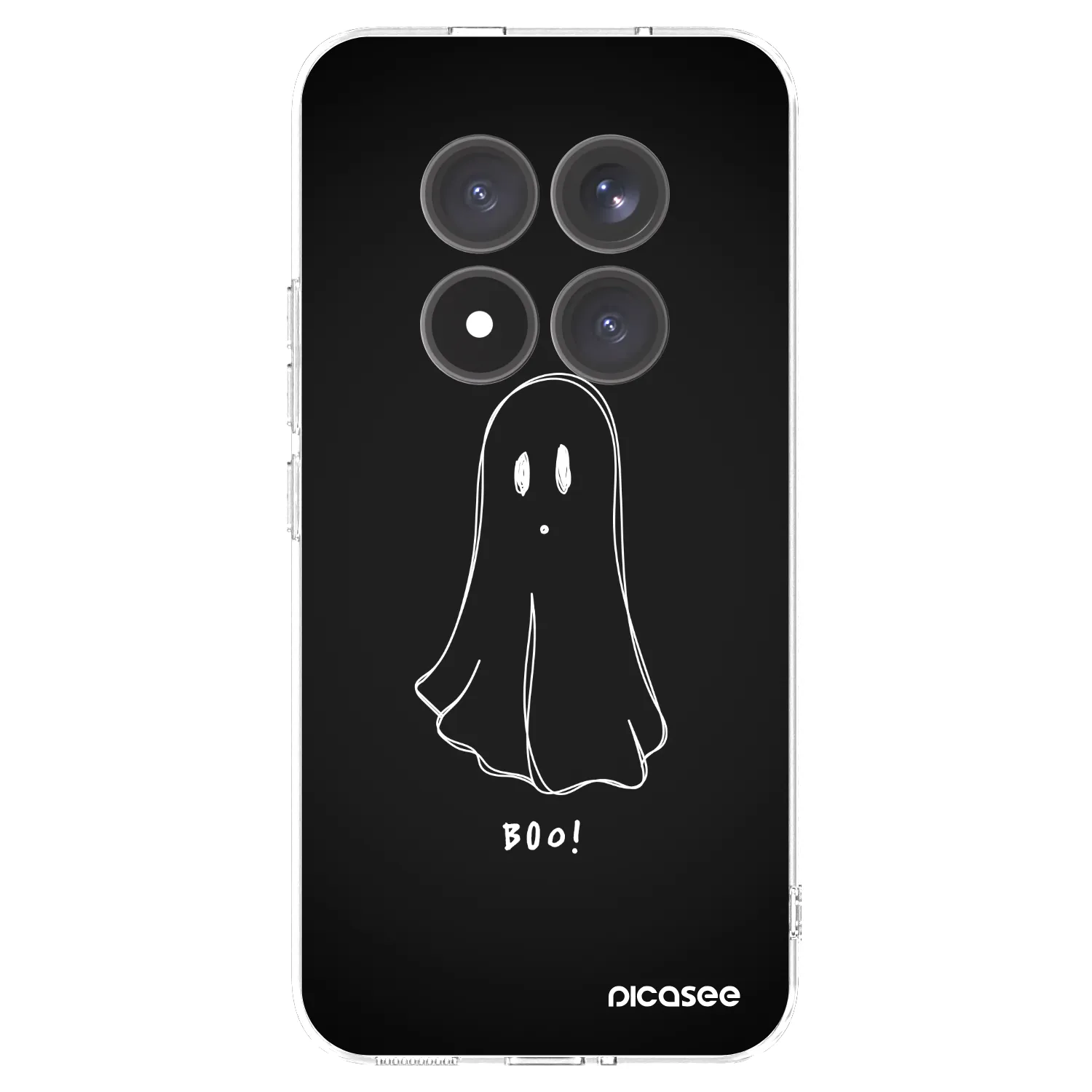 Picasee silikonowe przeźroczyste etui na Xiaomi Redmi Note 15 Pro+ - Ghost 2