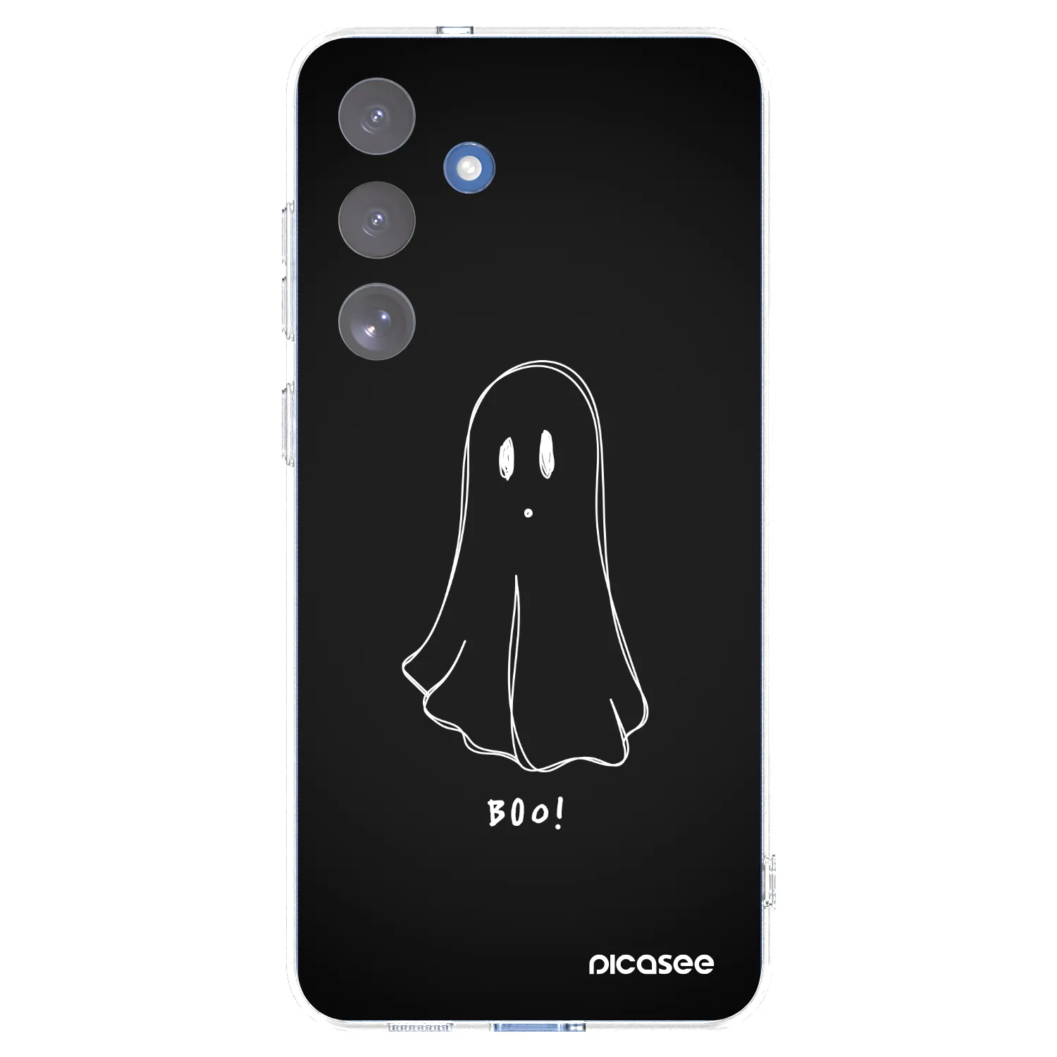 Picasee silikonowe przeźroczyste etui na Samsung Galaxy S25 FE 5G - Ghost 2