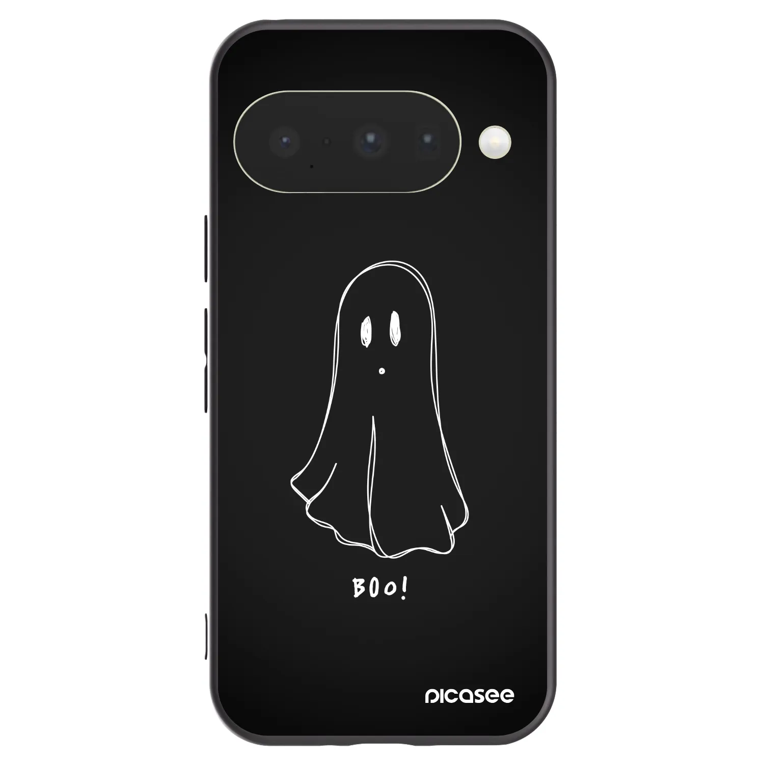 Picasee silikonowe czarne etui na Google Pixel 10 - Ghost 2
