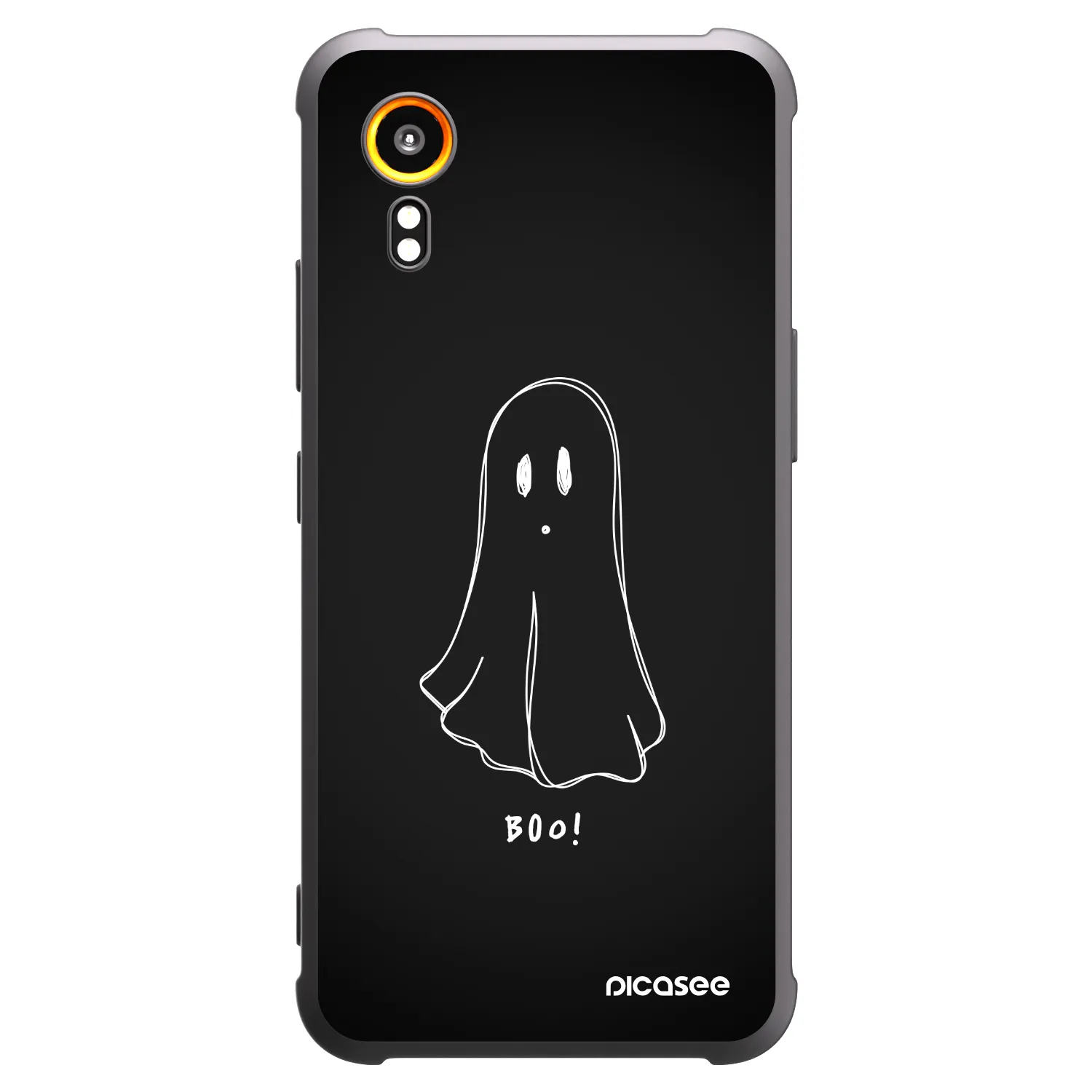 Picasee silikonowe czarne etui na Samsung Galaxy XCover 7 - Ghost 2