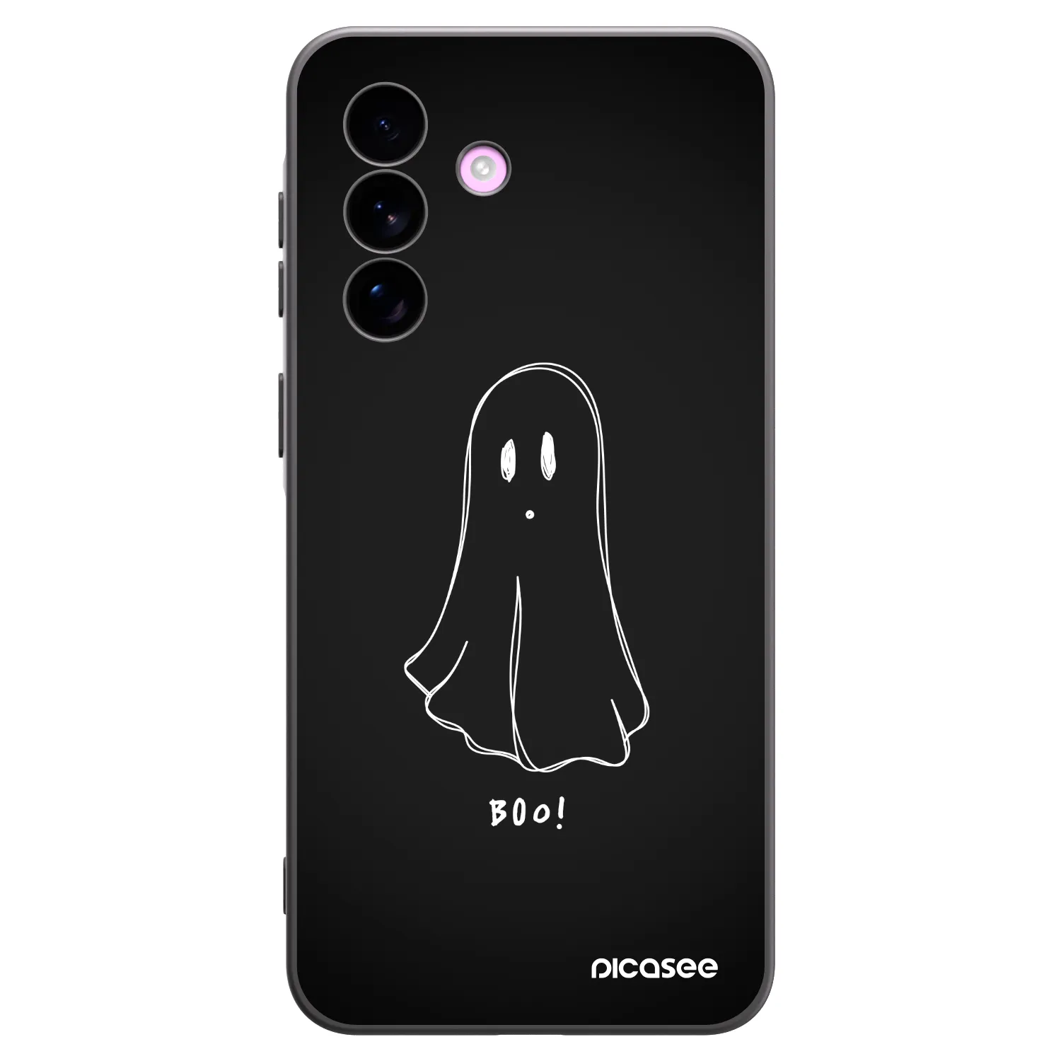 Picasee silikonowe czarne etui na Samsung Galaxy A57 5G - Ghost 2