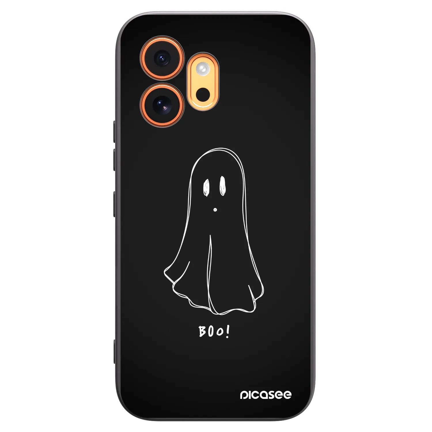 Picasee silikonowe czarne etui na Honor 600 - Ghost 2
