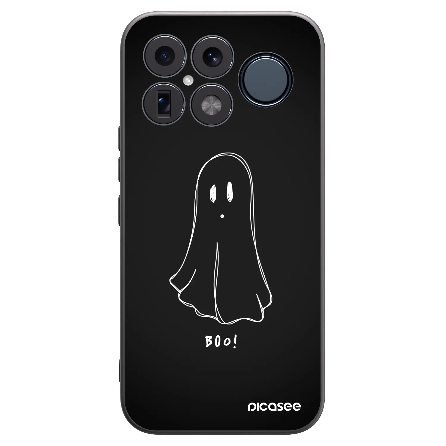 Picasee silikonowe czarne etui na Xiaomi Poco F8 Ultra - Ghost 2