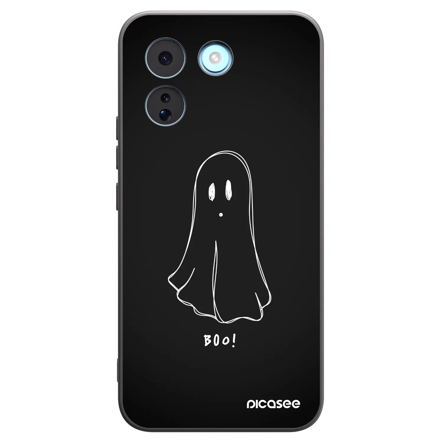Picasee silikonowe czarne etui na Xiaomi Redmi Note 17 Pro MAX 5G - Ghost 2