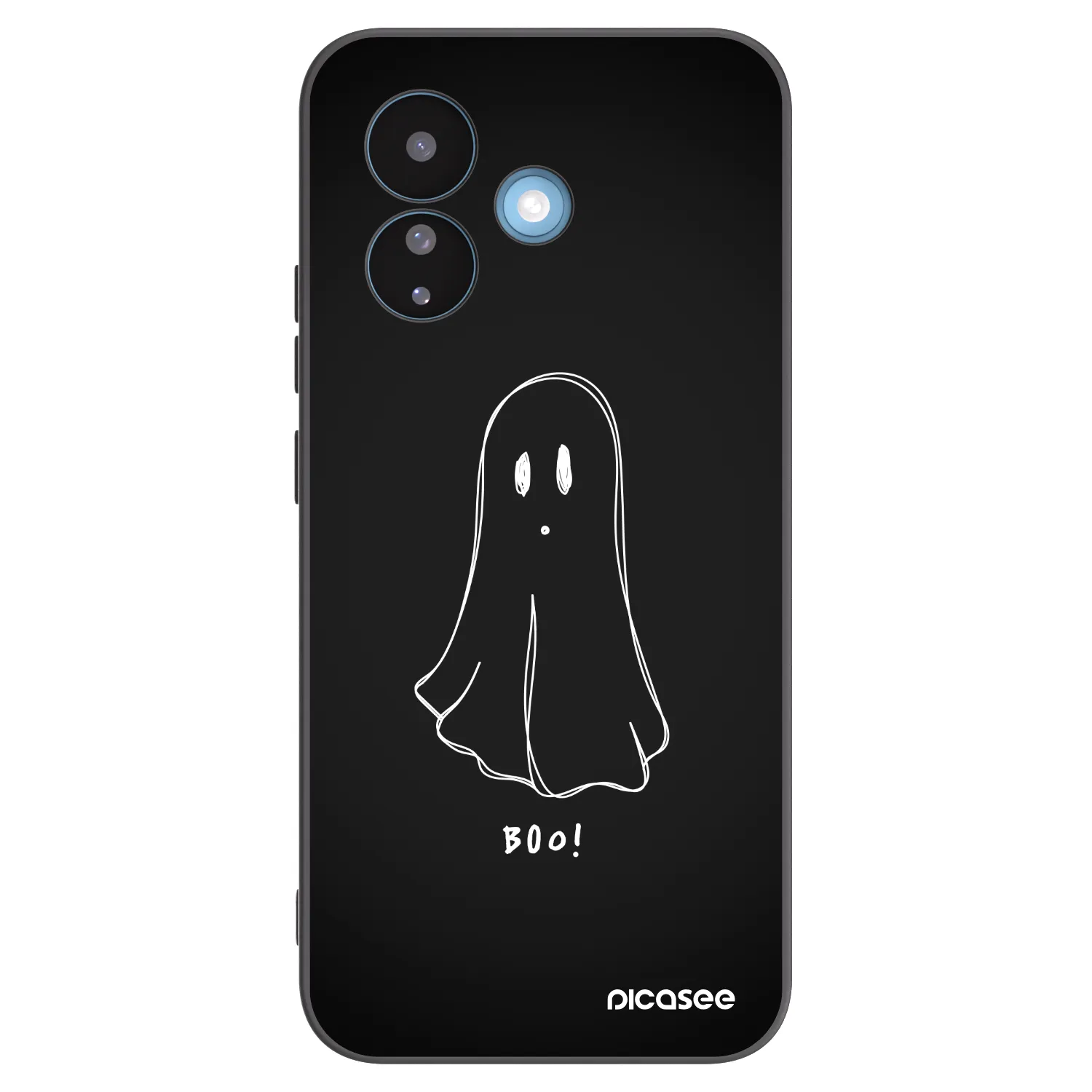 Picasee silikonowe czarne etui na Xiaomi Redmi Note 17 Pro 5G - Ghost 2