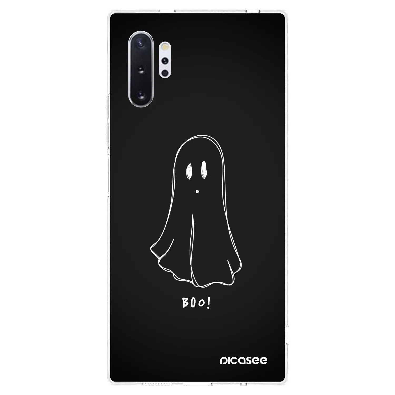 Picasee silikonowe przeźroczyste etui na Samsung Galaxy Note 10+ N975F - Ghost 2
