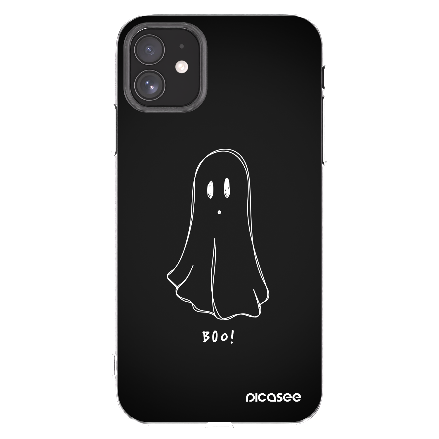Picasee silikonowe przeźroczyste etui na Apple iPhone 11 - Ghost 2