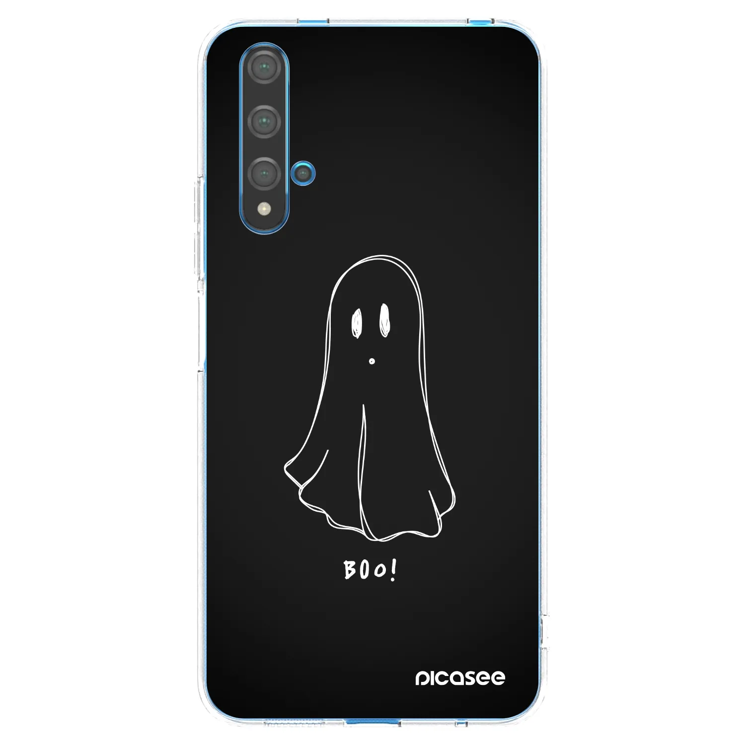 Picasee silikonowe przeźroczyste etui na Huawei Nova 5T - Ghost 2