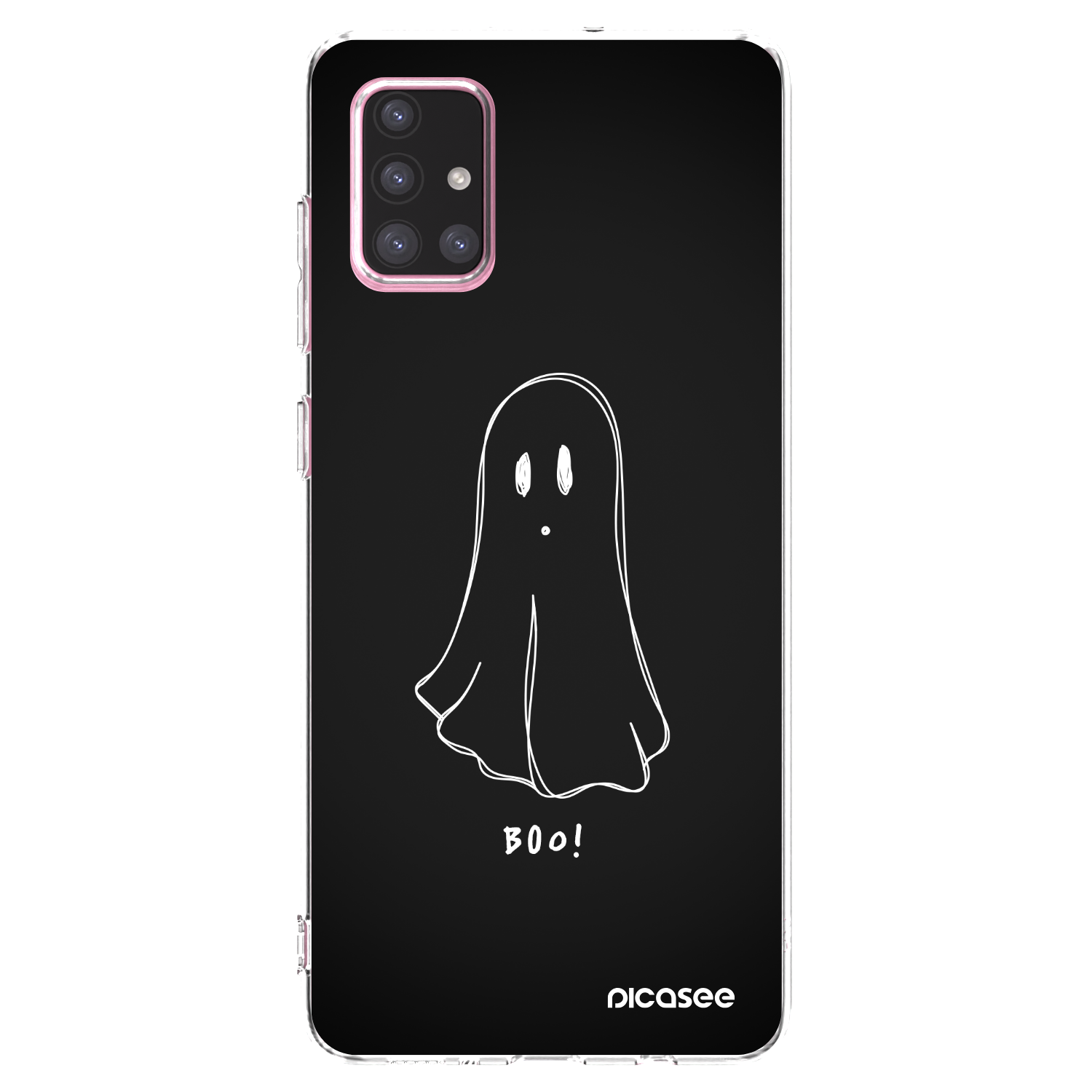 Picasee silikonowe przeźroczyste etui na Samsung Galaxy A71 A715F - Ghost 2
