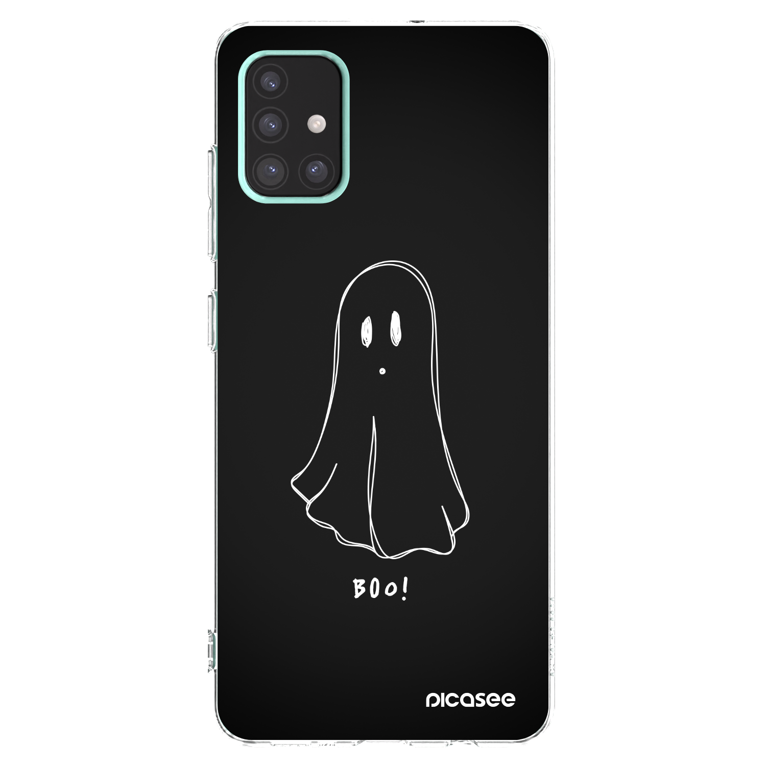 Picasee silikonowe przeźroczyste etui na Samsung Galaxy A51 A515F - Ghost 2
