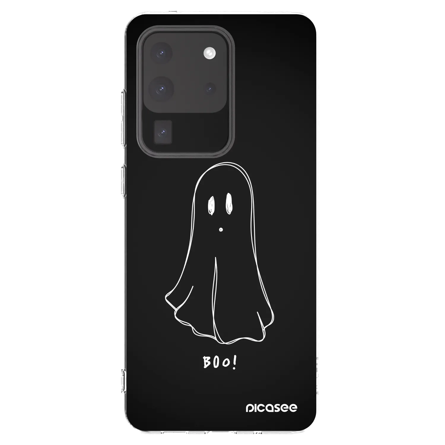 Picasee silikonowe przeźroczyste etui na Samsung Galaxy S20 Ultra 5G G988F - Ghost 2