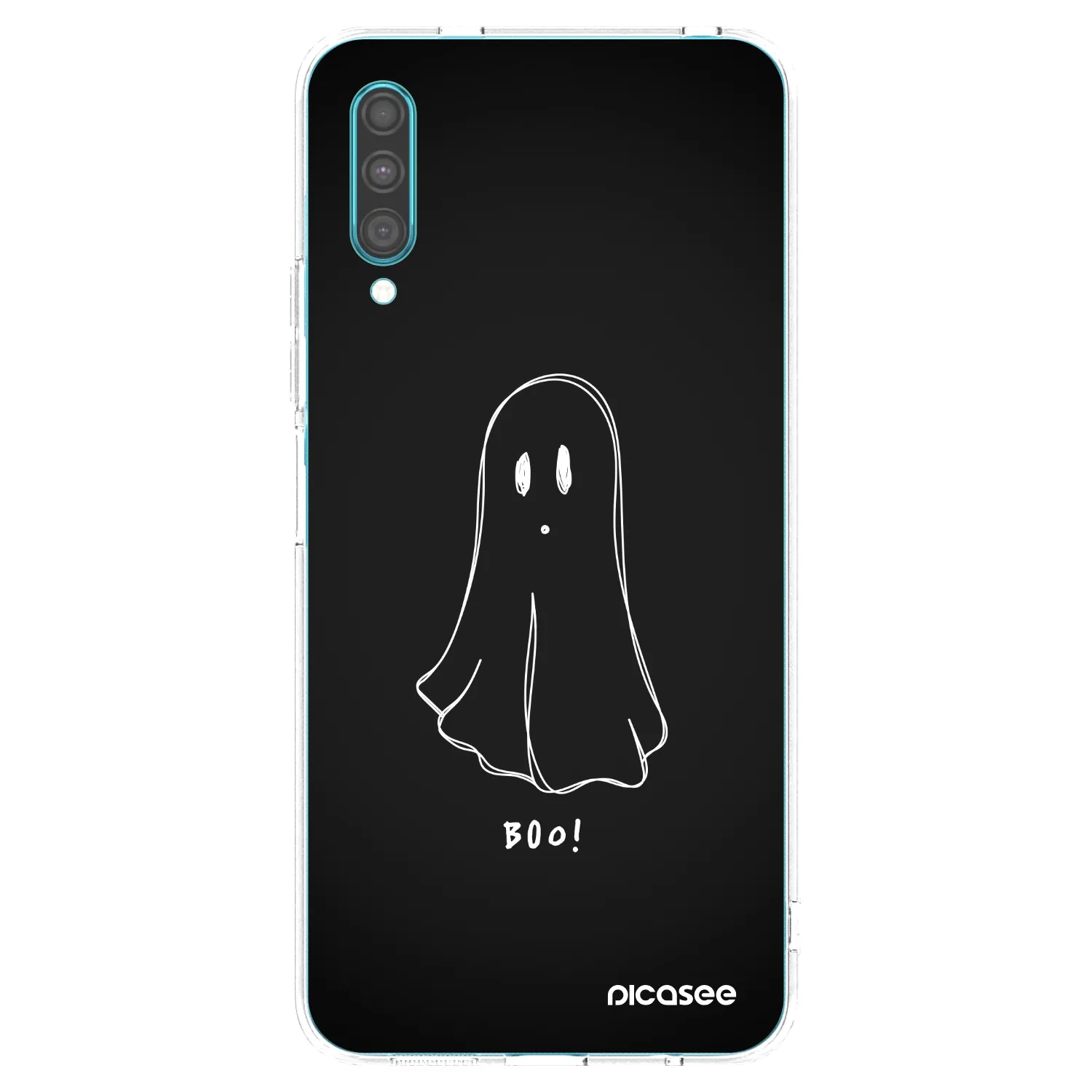Picasee silikonowe przeźroczyste etui na Samsung Galaxy A30s A307F - Ghost 2