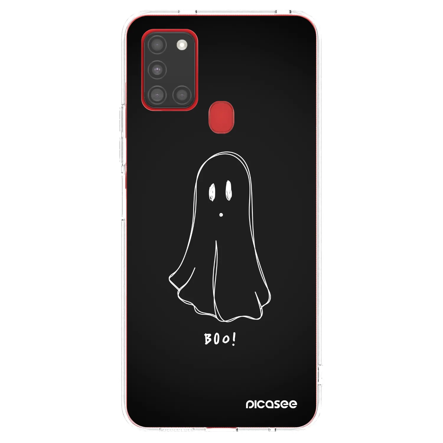 Picasee silikonowe przeźroczyste etui na Samsung Galaxy A21s - Ghost 2