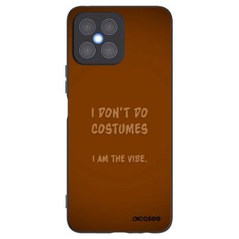 Picasee silikonowe czarne etui na Honor X8 4G - I don´t do costumes