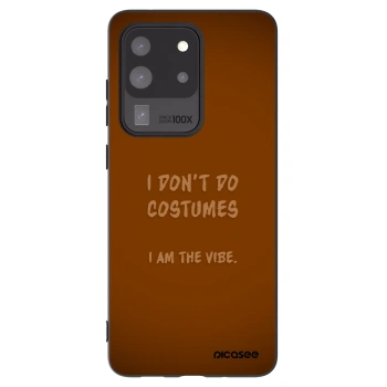 Picasee silikonowe czarne etui na Samsung Galaxy S20 Ultra 5G G988F - I don´t do costumes