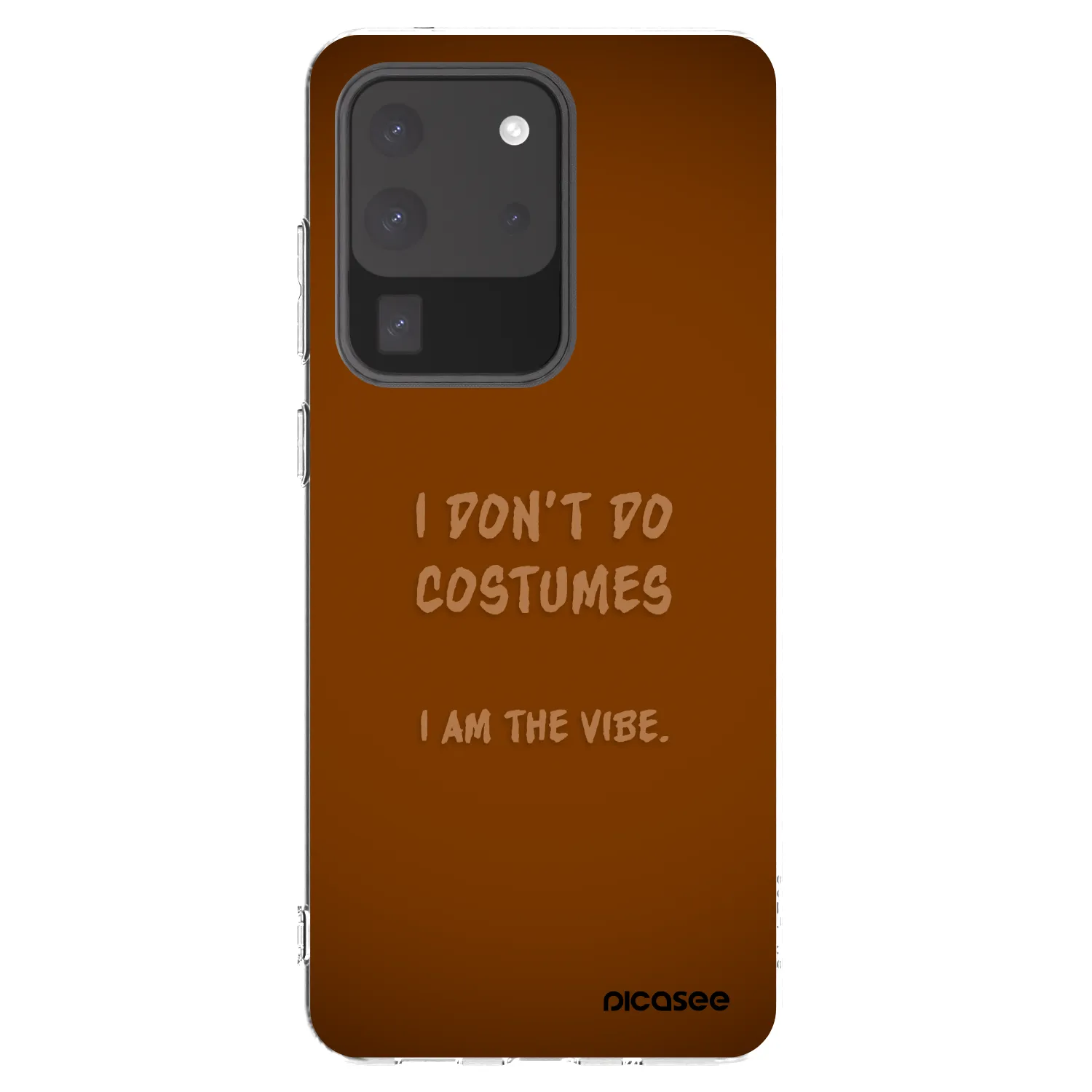 Picasee silikonowe przeźroczyste etui na Samsung Galaxy S20 Ultra 5G G988F - I don´t do costumes