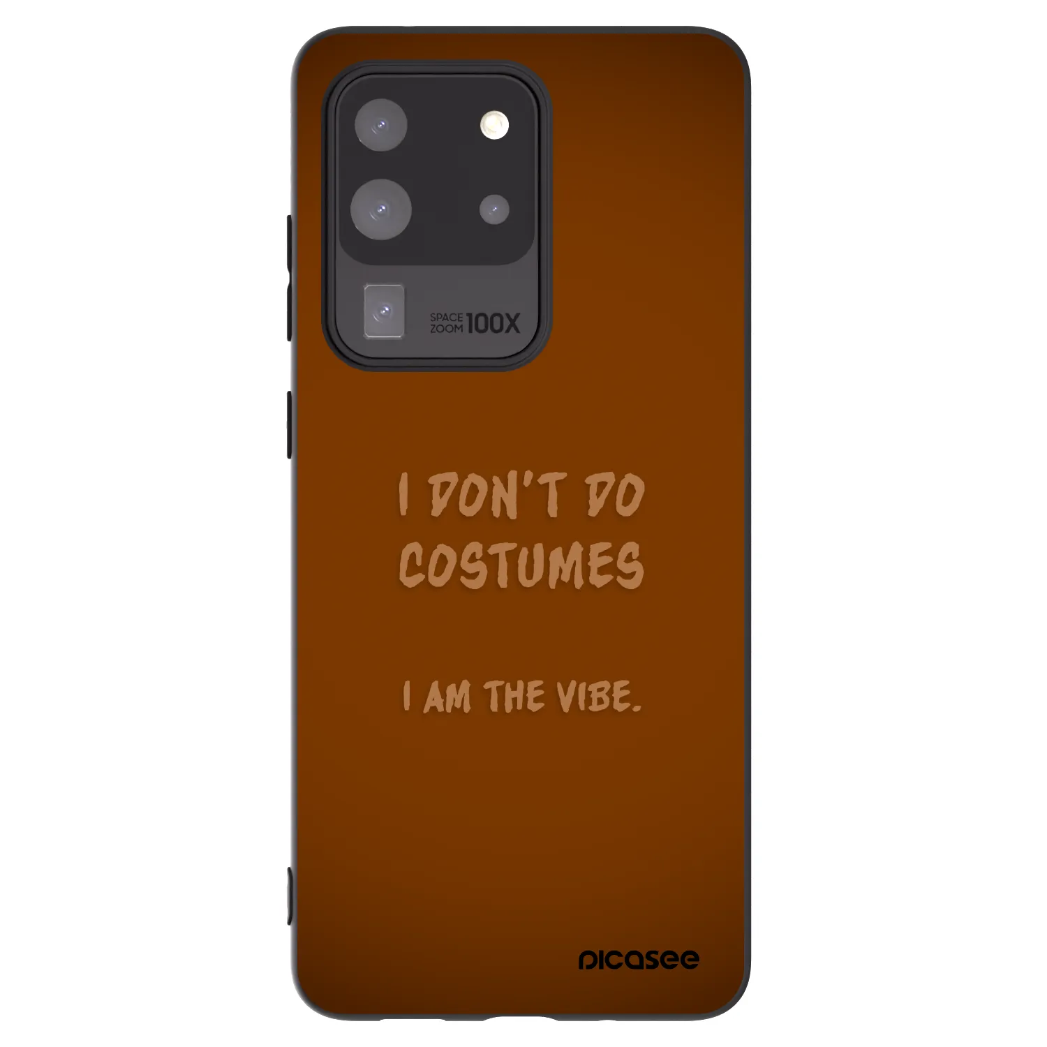 Picasee silikonowe czarne etui na Samsung Galaxy S20 Ultra 5G G988F - I don´t do costumes