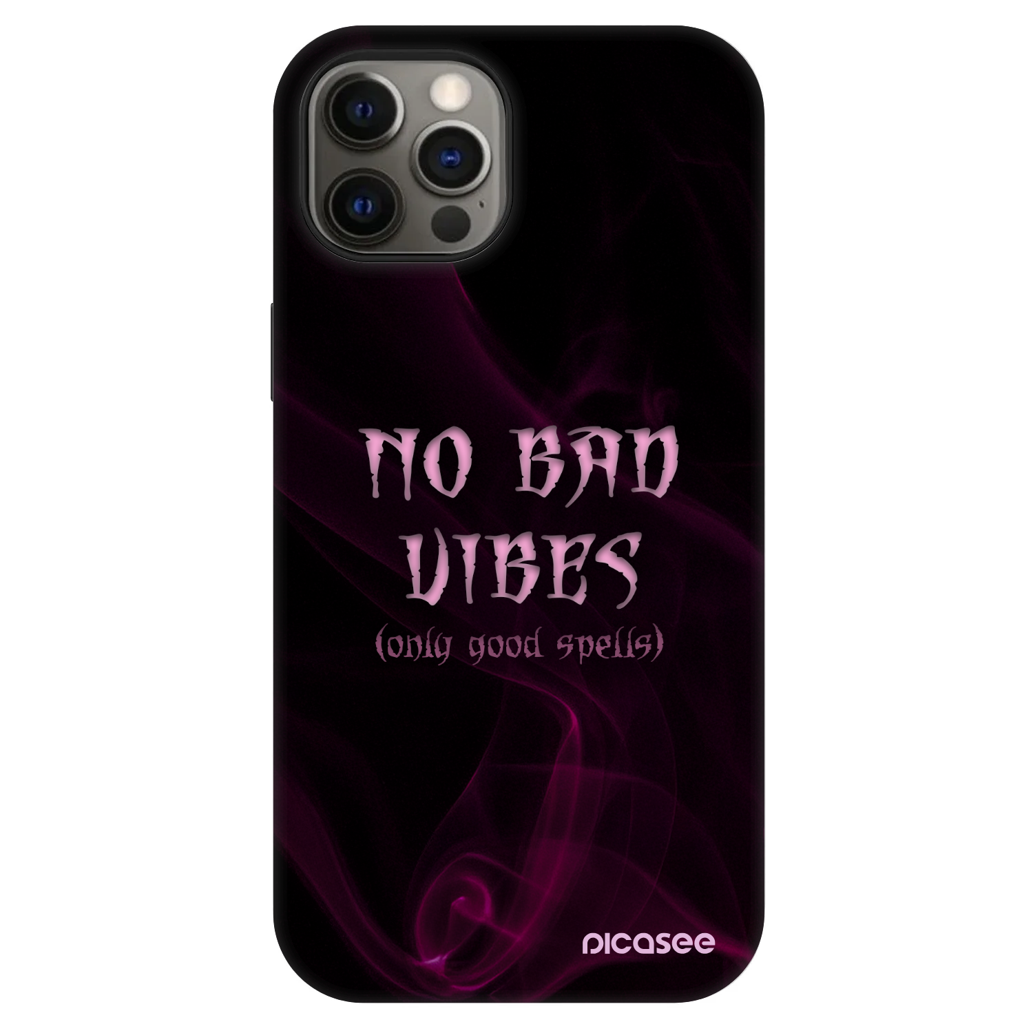 Picasee Fashion Case MagSafe na Apple iPhone 12 Pro - No bad vibes