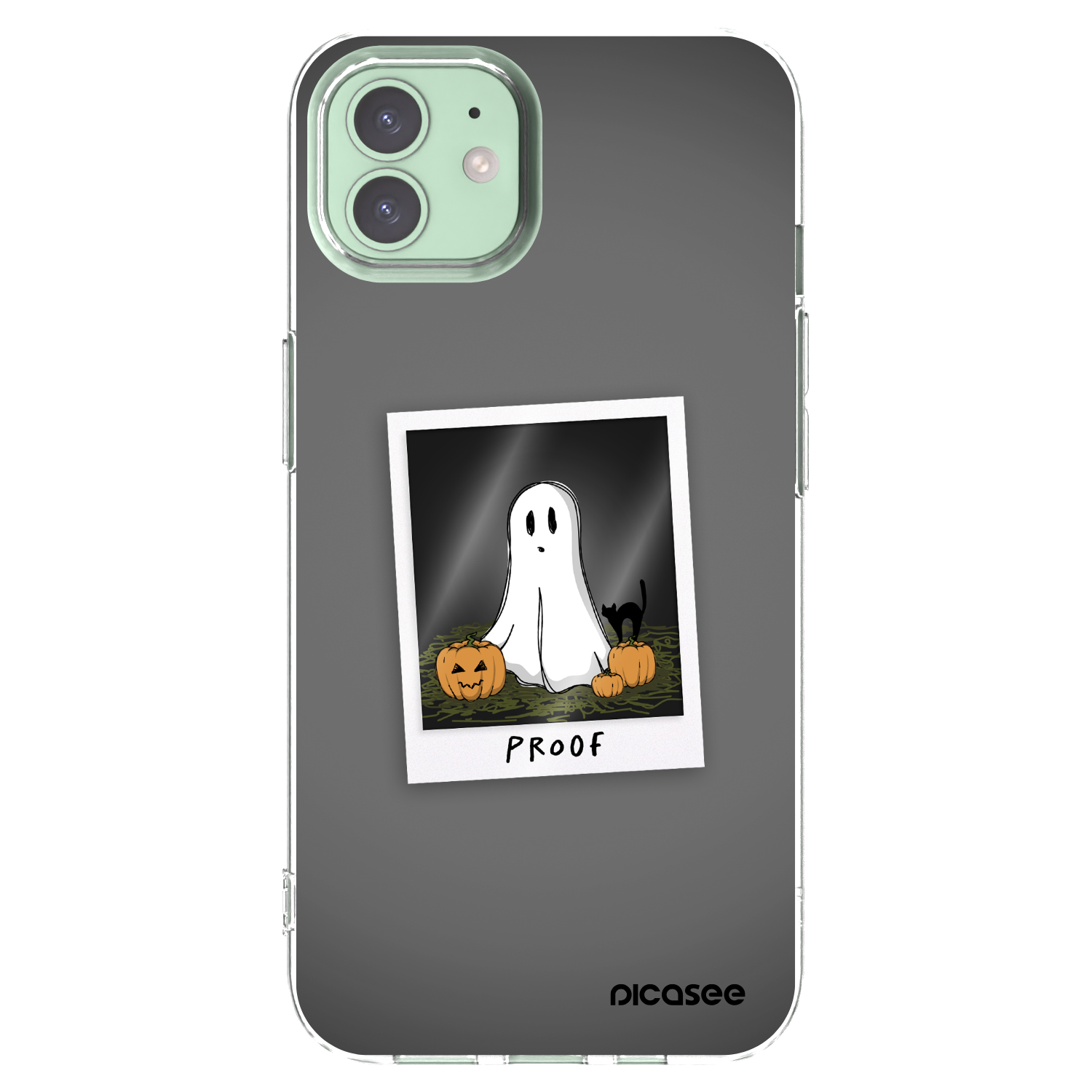 Picasee silikonowe przeźroczyste etui na Apple iPhone 12 - Proof