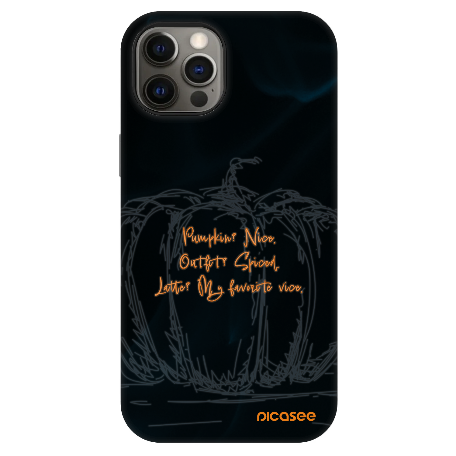 Picasee Fashion Case MagSafe na Apple iPhone 12 Pro - Pumpkin