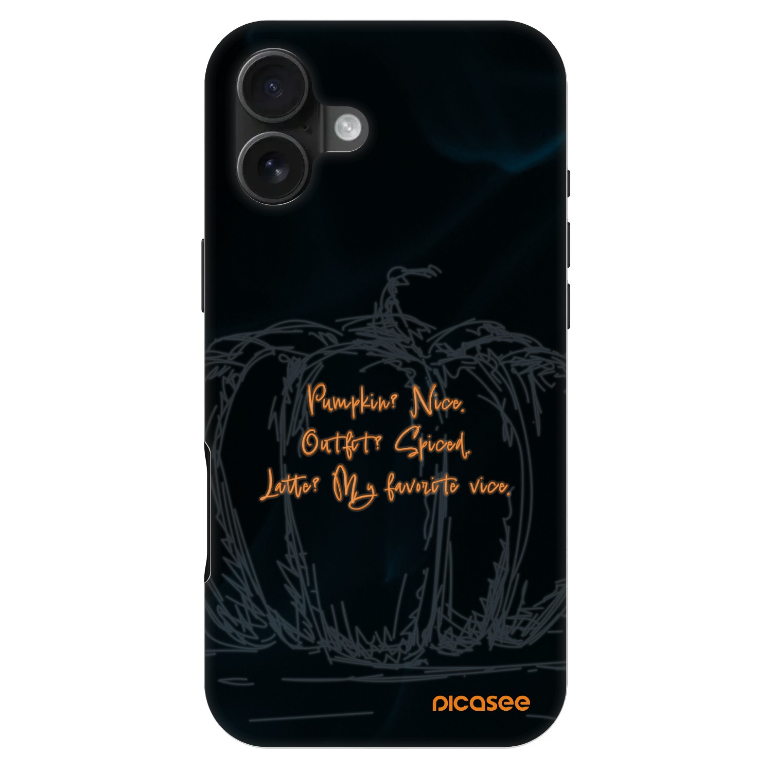 Picasee Fashion Case MagSafe na Apple iPhone 16 Plus - Pumpkin