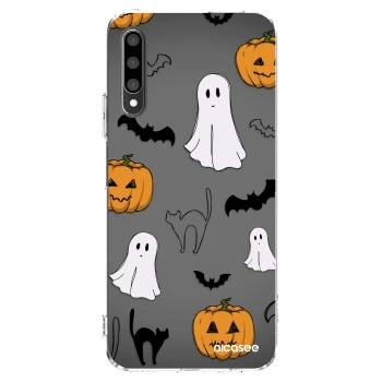 Picasee silikonowe przeźroczyste etui na Honor 9X Pro - Spooky crew