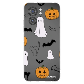 Picasee silikonowe przeźroczyste etui na Motorola Edge 40 - Spooky crew