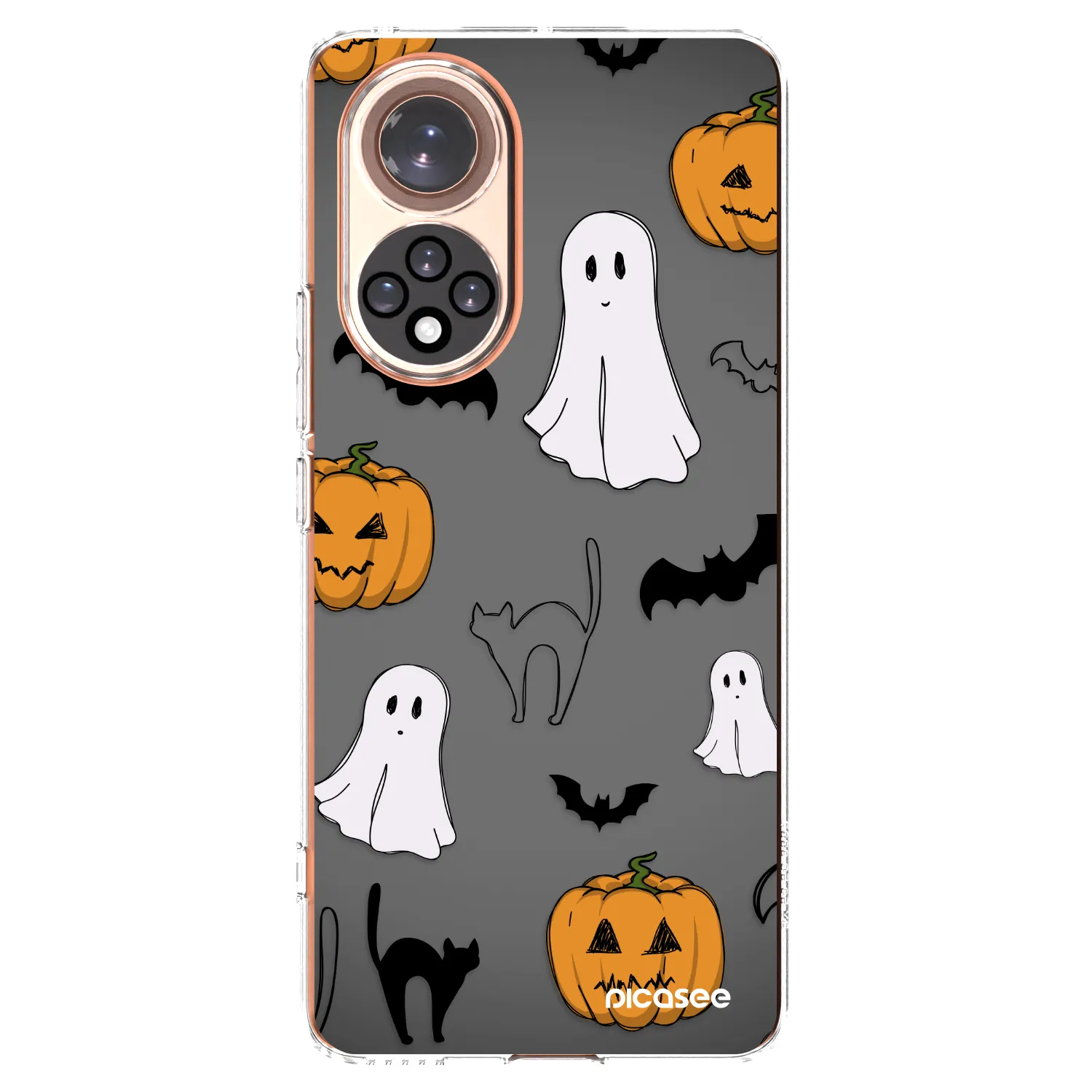 Picasee silikonowe przeźroczyste etui na Huawei Nova 9 - Spooky crew