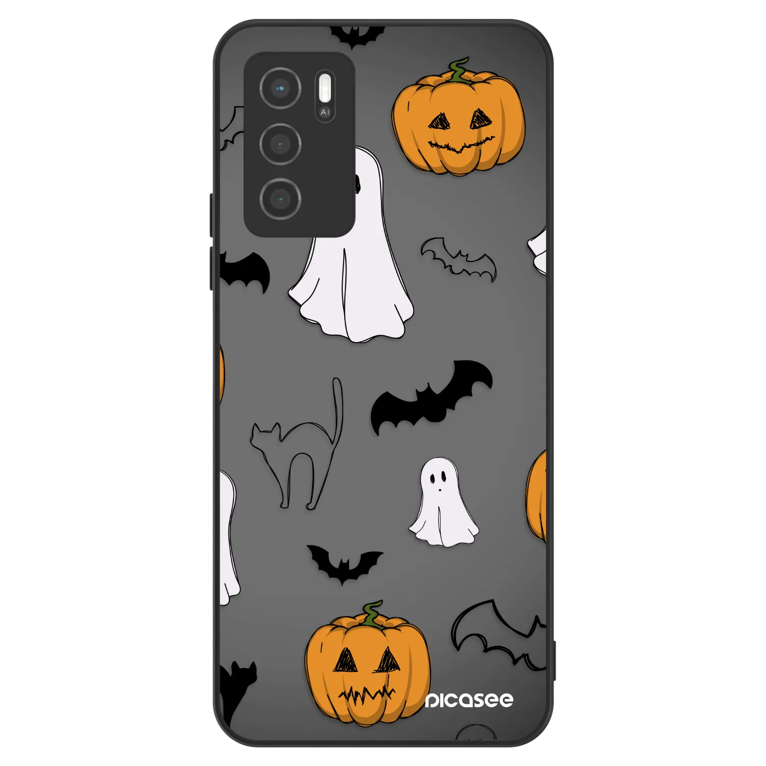 Picasee ULTIMATE CASE na OPPO A16 - Spooky crew