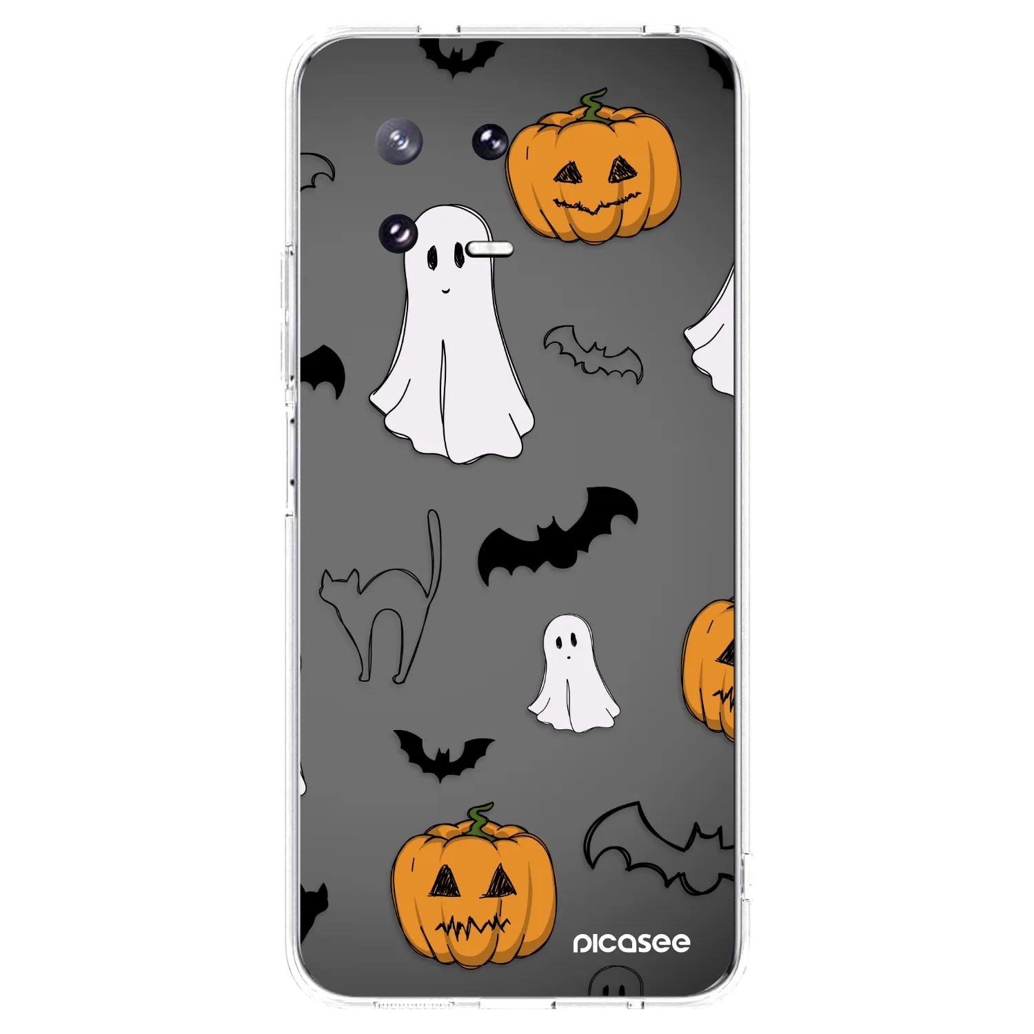 Picasee silikonowe przeźroczyste etui na Xiaomi 13 Pro - Spooky crew