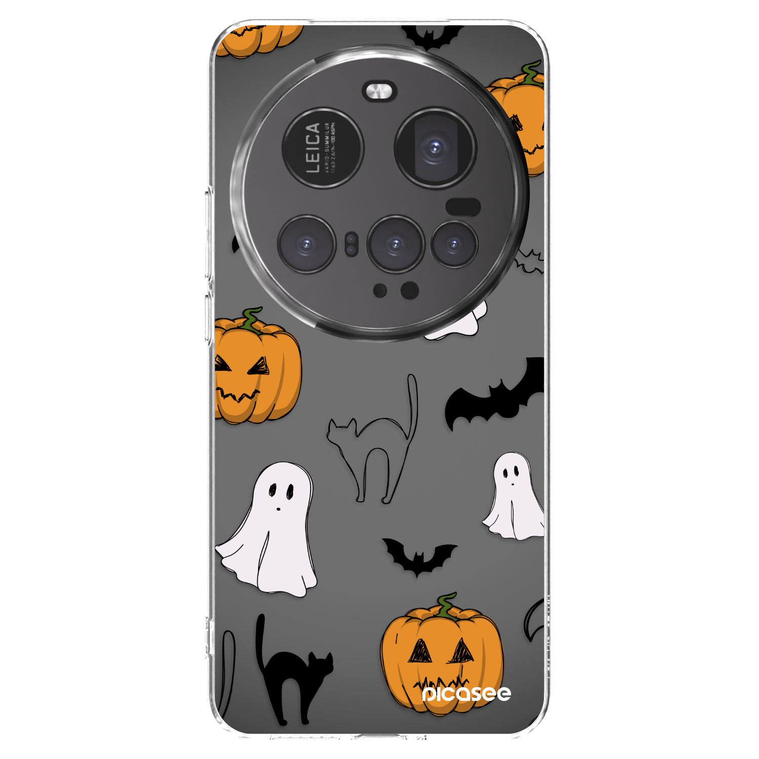 Picasee silikonowe przeźroczyste etui na Xiaomi 15 Ultra - Spooky crew