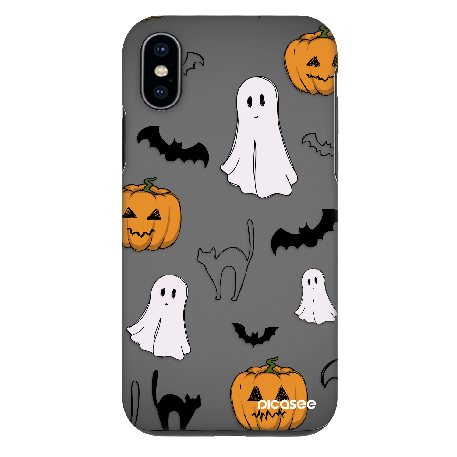 Picasee Fashion Case na Apple iPhone X/XS - Spooky crew